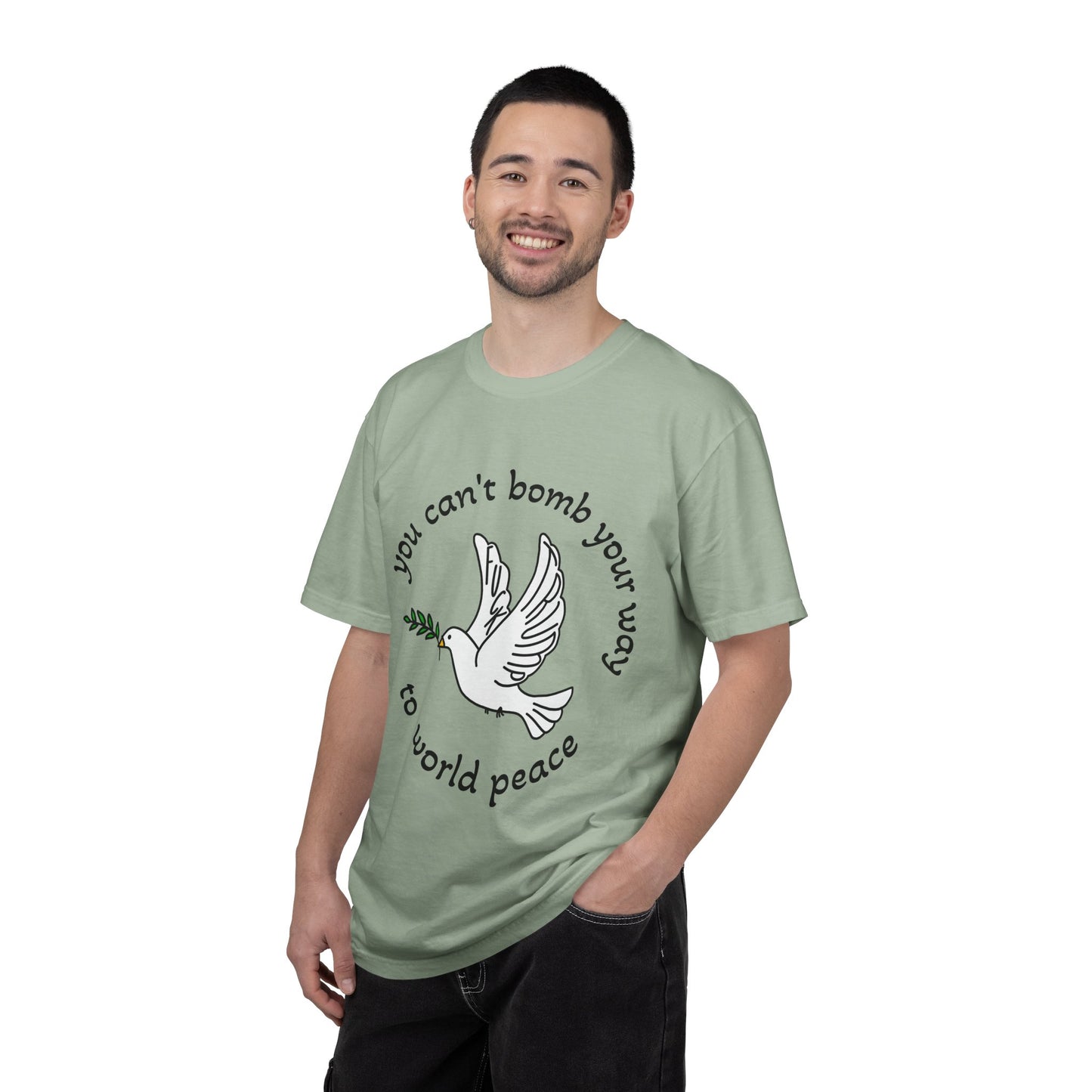Bombs for World Peace Comfort Colors T Shirt