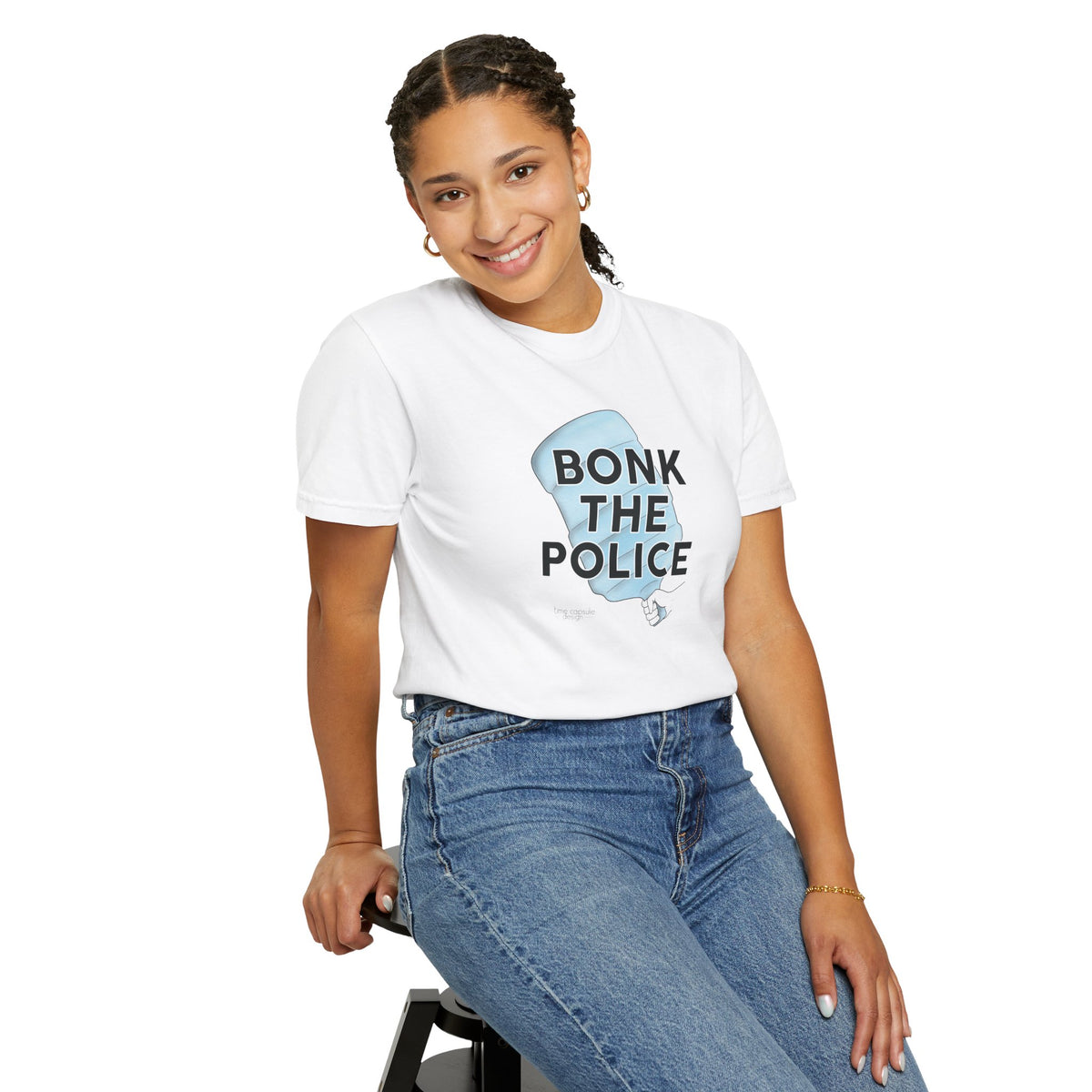Graphic T-Shirt "Bonk the Police" Funny Meme Tee