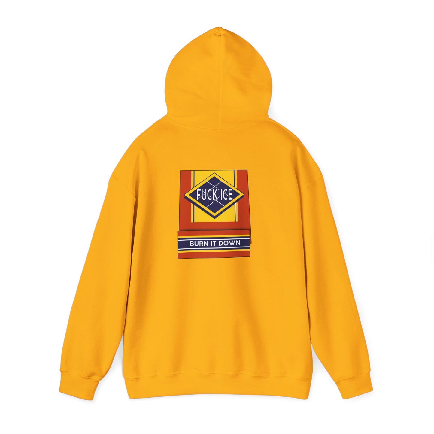 Matchbox Graphic Hoodie | Burn It Down Slogan