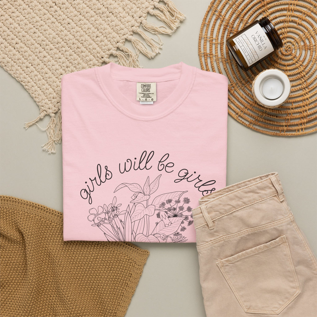 Girls Will Be Girls Floral T-Shirt