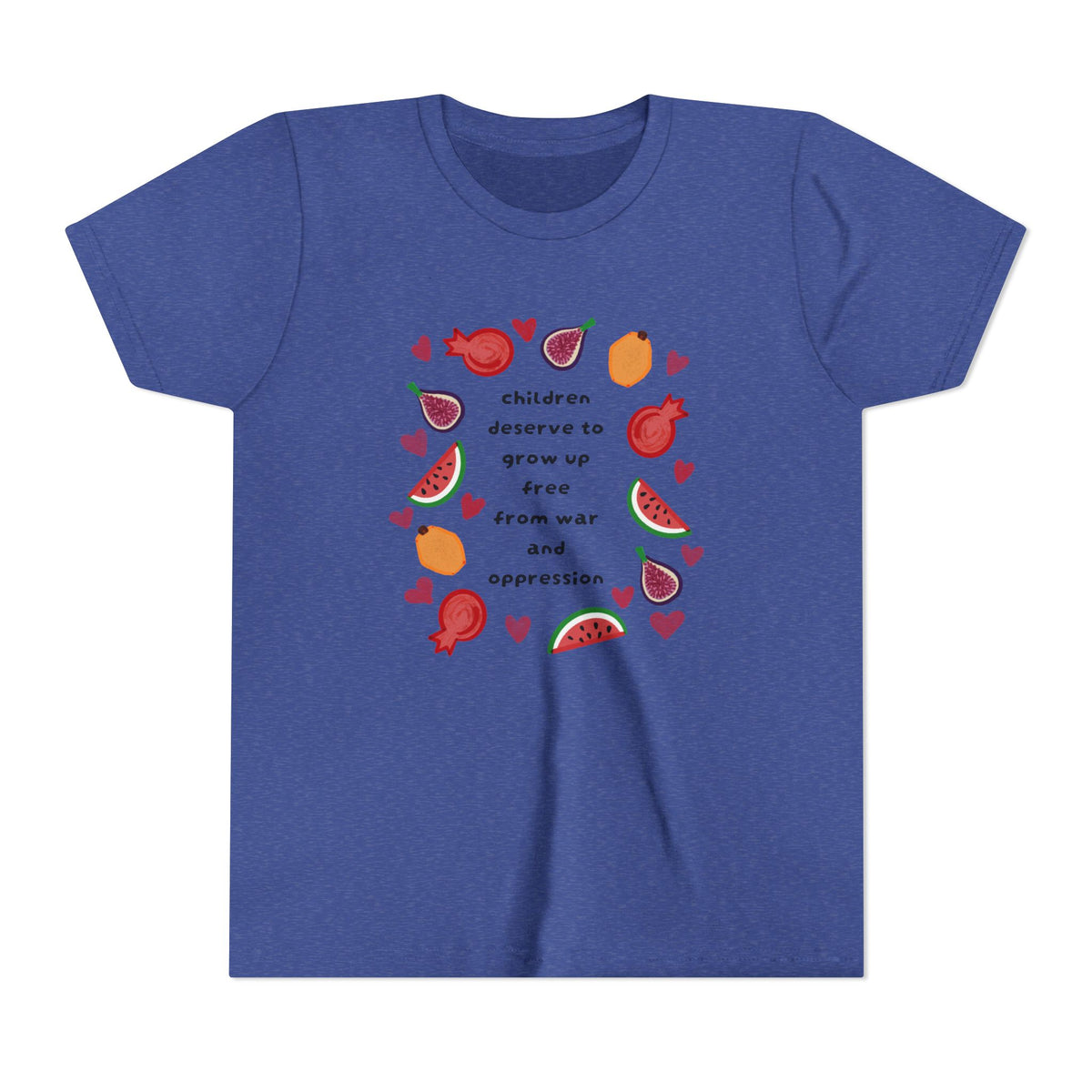 Children Deserve to Grow Up Free From War and Oppression Youth T-Shirt