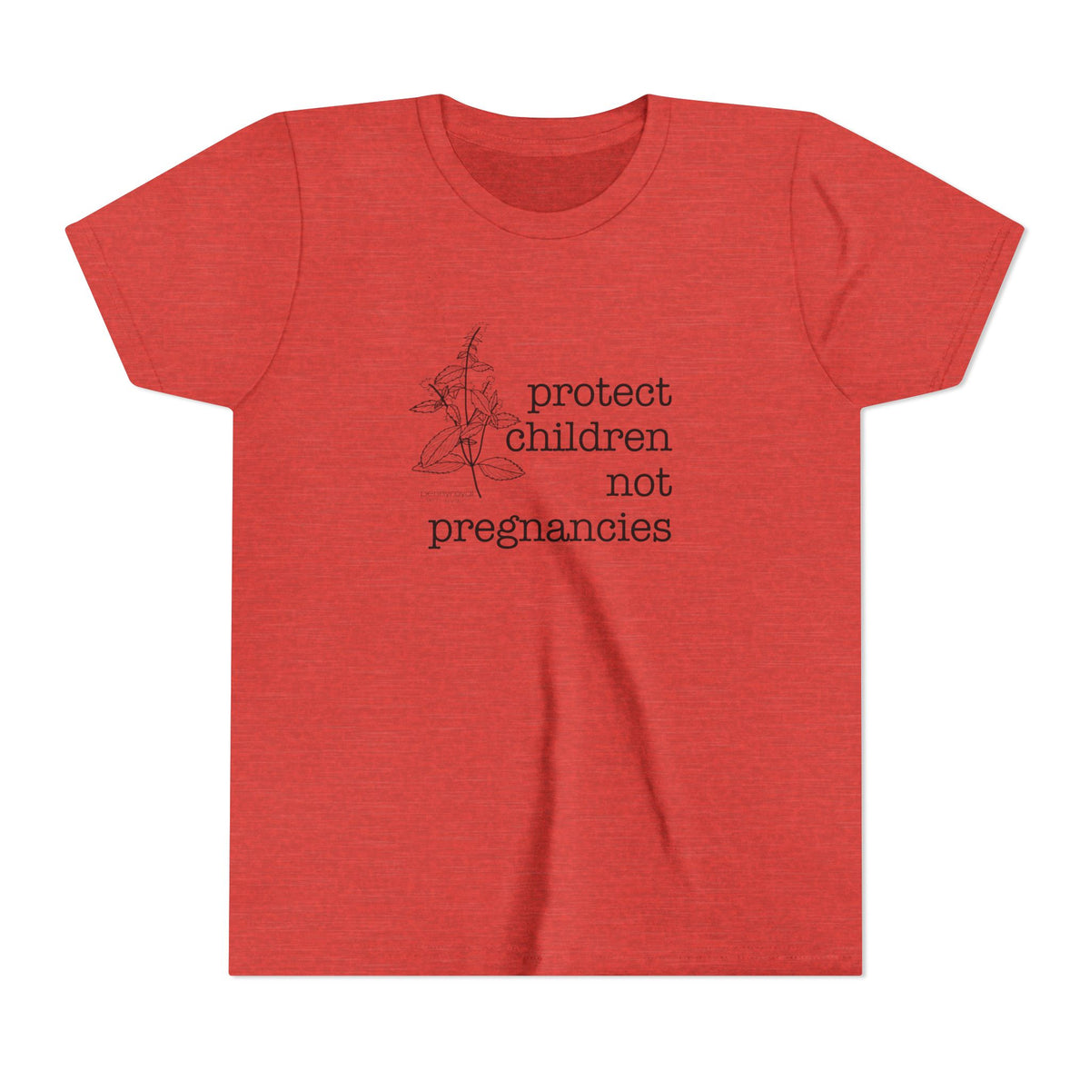 Protect Children Not Pregnancies Youth Short Sleeve Tee