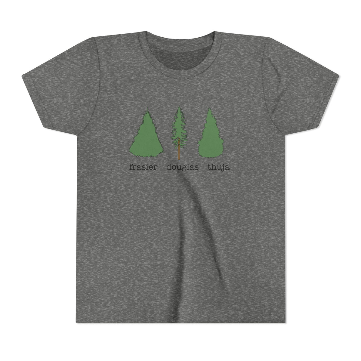 Youth Short Sleeve Tee – Fraser Douglas Thuja Tree Lover Shirt