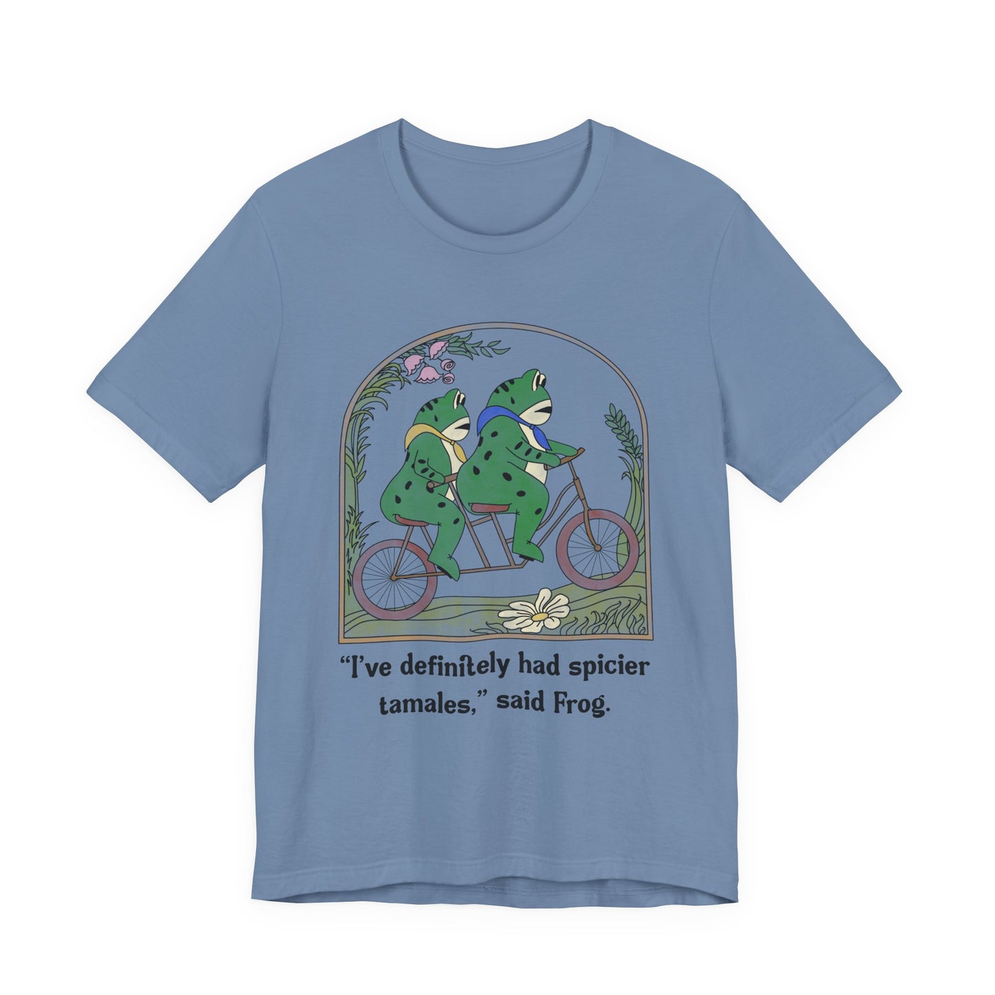 Frog and Frog Tee, Portland Frog Whimsical Unisex Jersey Shirt Fun Gift for Frog Lovers, Cute Quote Tee, Perfect Gift for Nature Enthusiasts