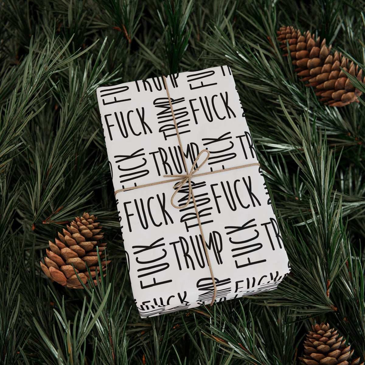 Slightly Subtle Farmhouse Text Wrapping Papers, Basketweave Pattern, Birthday, Christmas, Holiday Packaging, Rustic Design Paper Roll