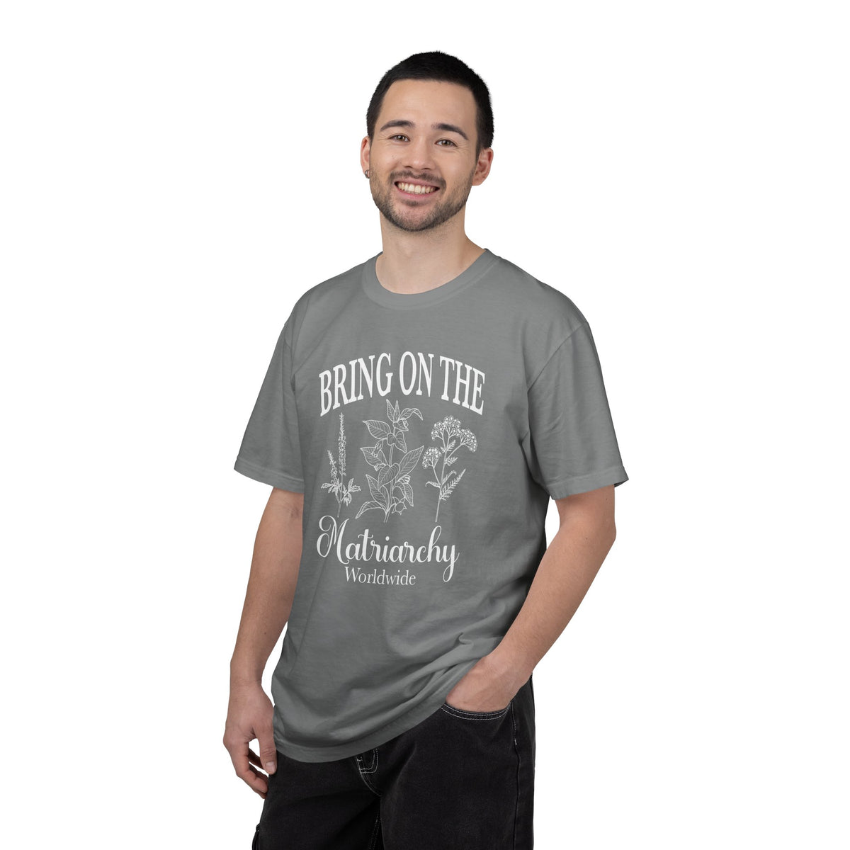 Bring On The Matriarchy T-shirt Feminist Floral Graphic Tee