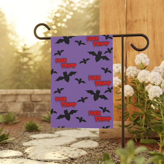 Slightly Subtle Bats Garden Flag, Spooky Halloween Fall Outdoor Decor, Funny Political Banner, Halloween Yard Sign, Home & Garden Decoration