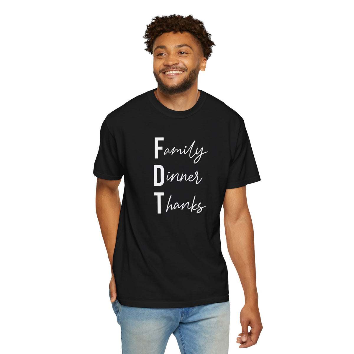 Family Dinner Thanks T-Shirt fdt Thanksgiving Family Gathering Tee