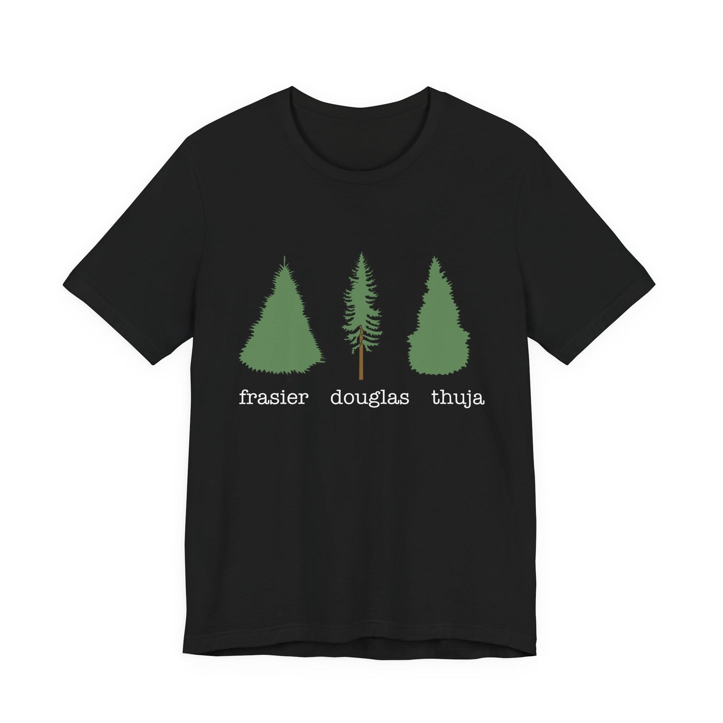 Frasier Douglas Thuja FDT Pine Tree Tee for Nature Lovers, Unisex Birthday Gift, Casual Wear, Outdoor Adventure Shirt, Eco-Conscious Style