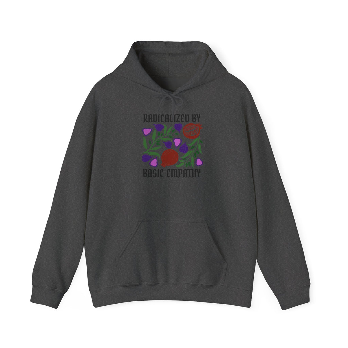 Radicalized by Basic Empathy Floral Hoodie