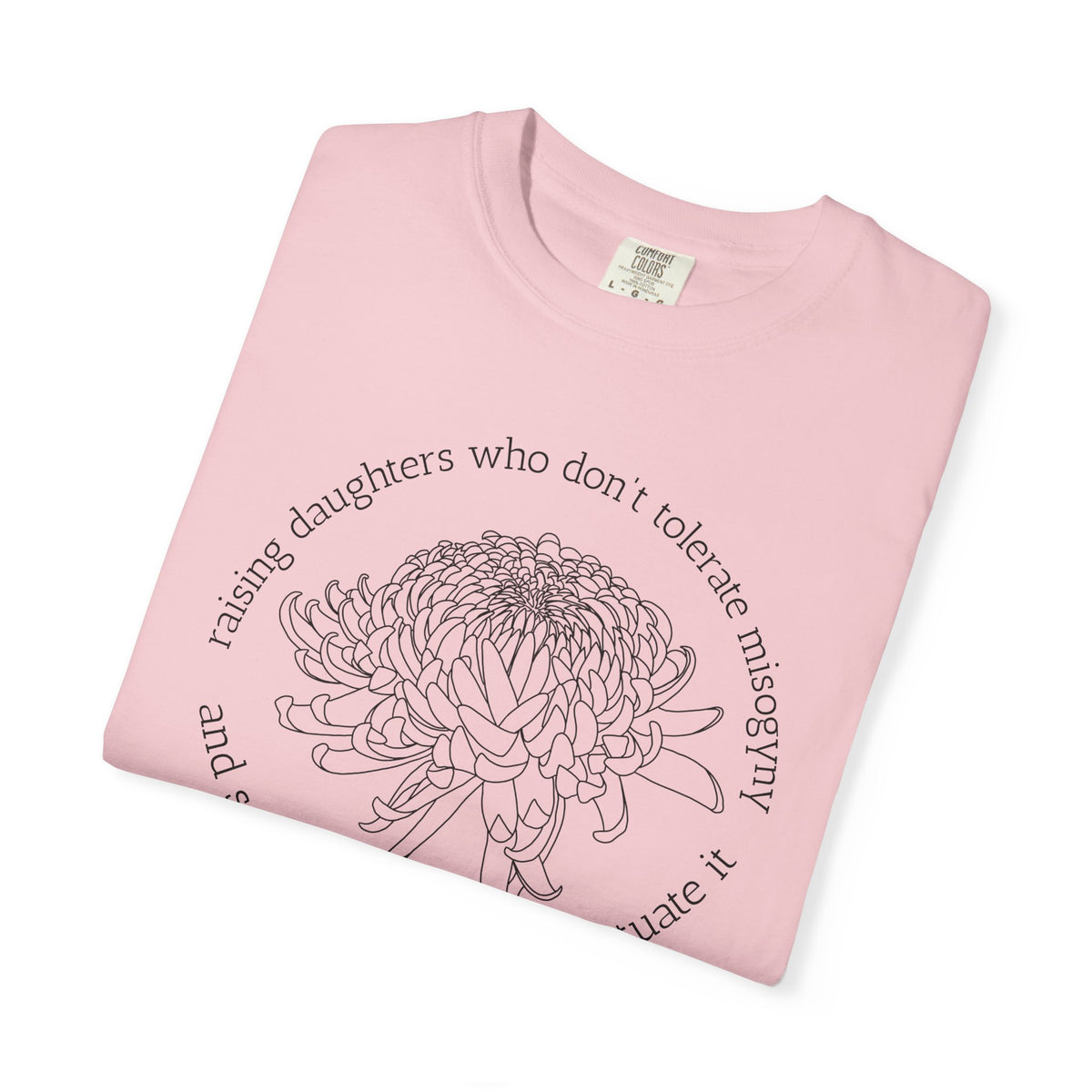Floral Raising Daughters and Sons T-Shirt Botanical Line Art