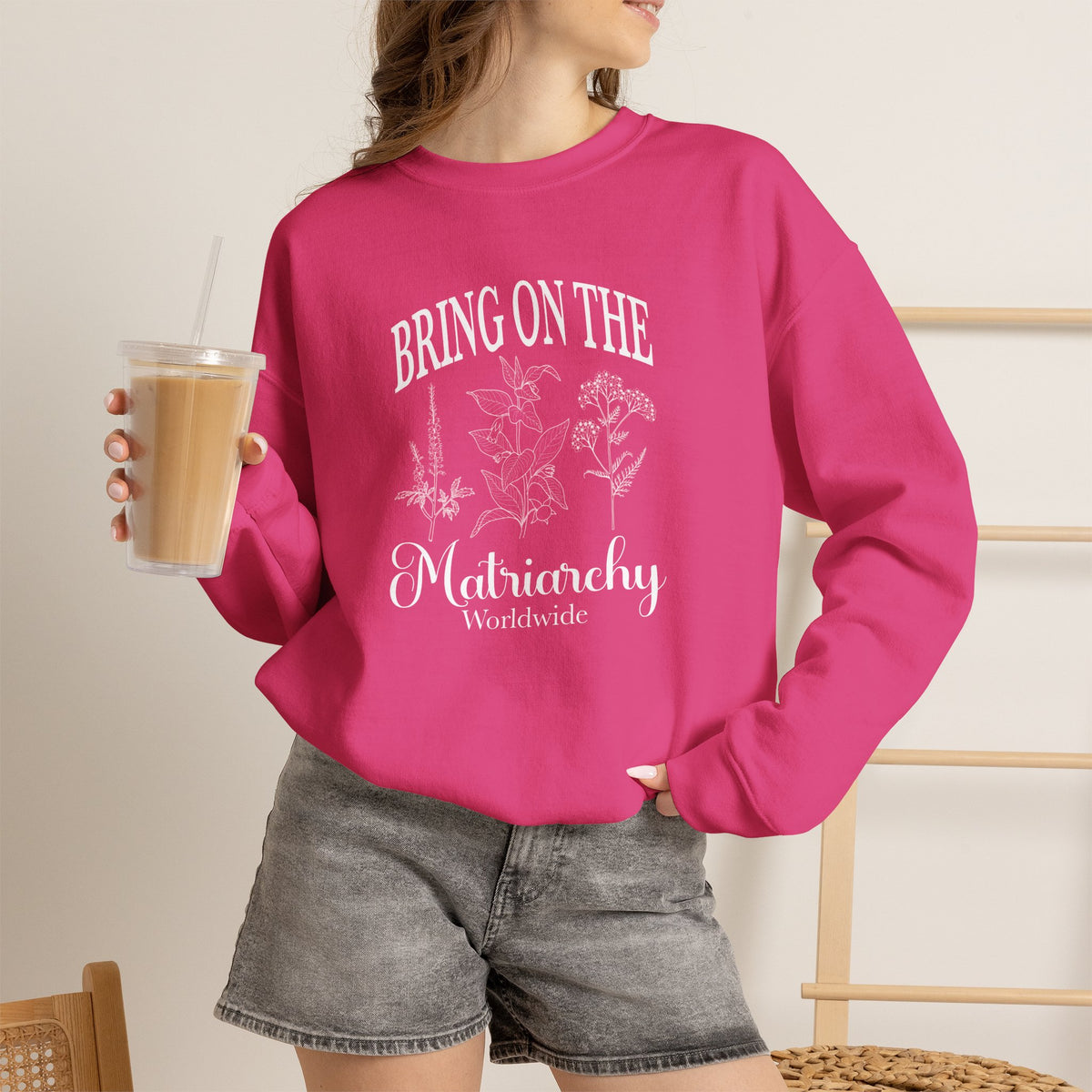 Bring on the Matriarchy Classic Crewneck Sweatshirt