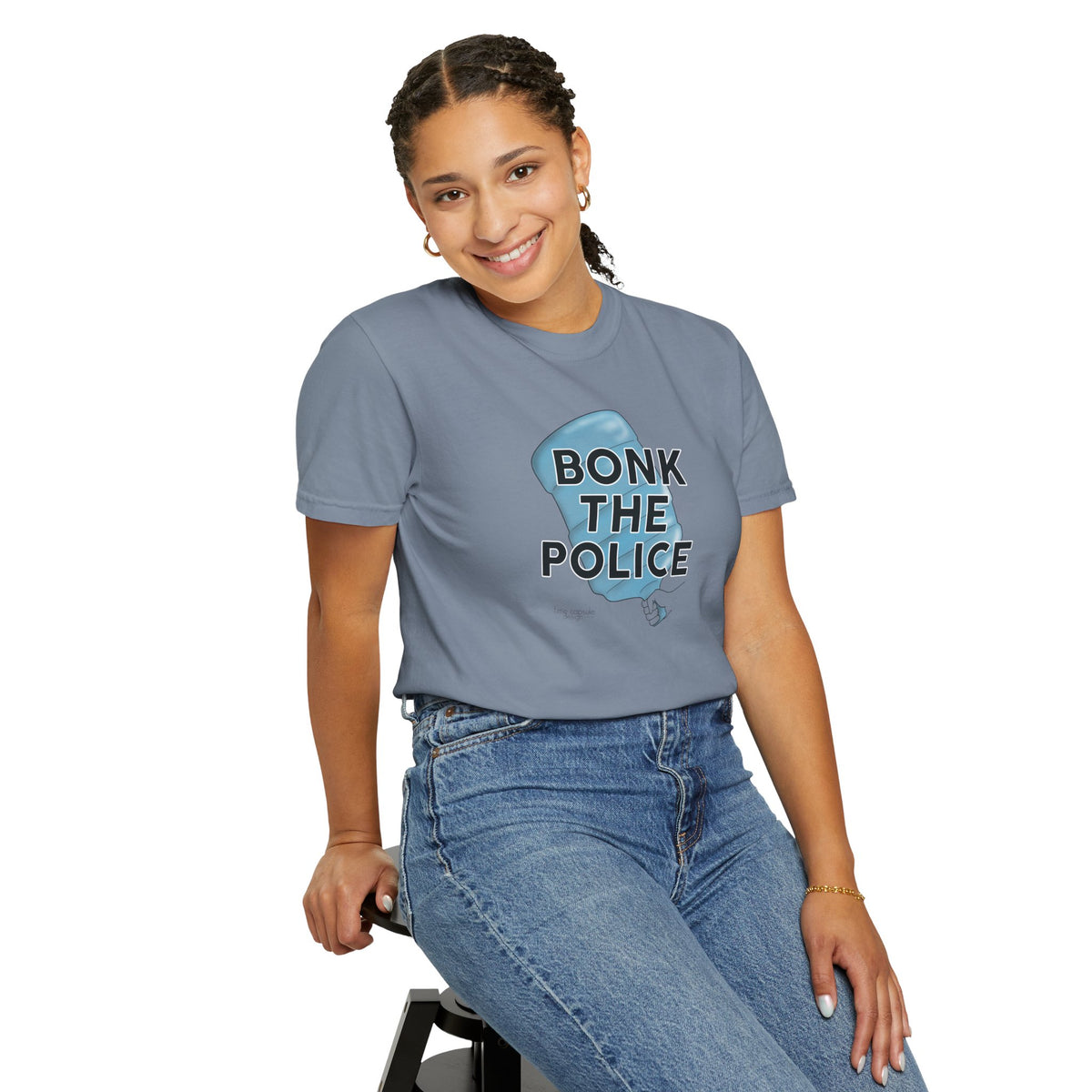 Graphic T-Shirt "Bonk the Police" Funny Meme Tee