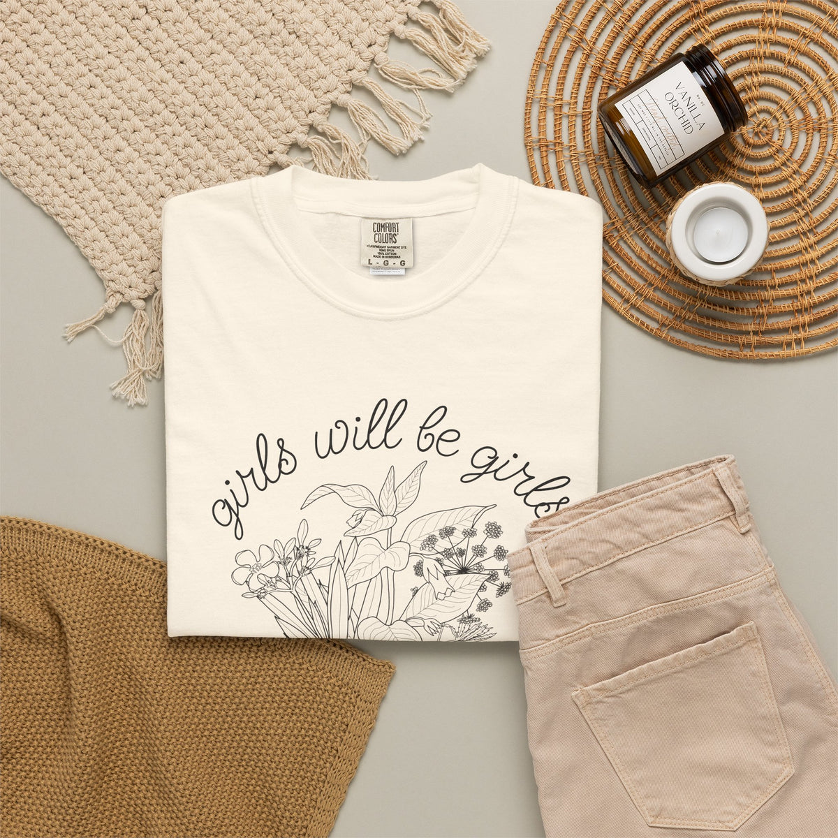 Girls Will Be Girls Floral T-Shirt