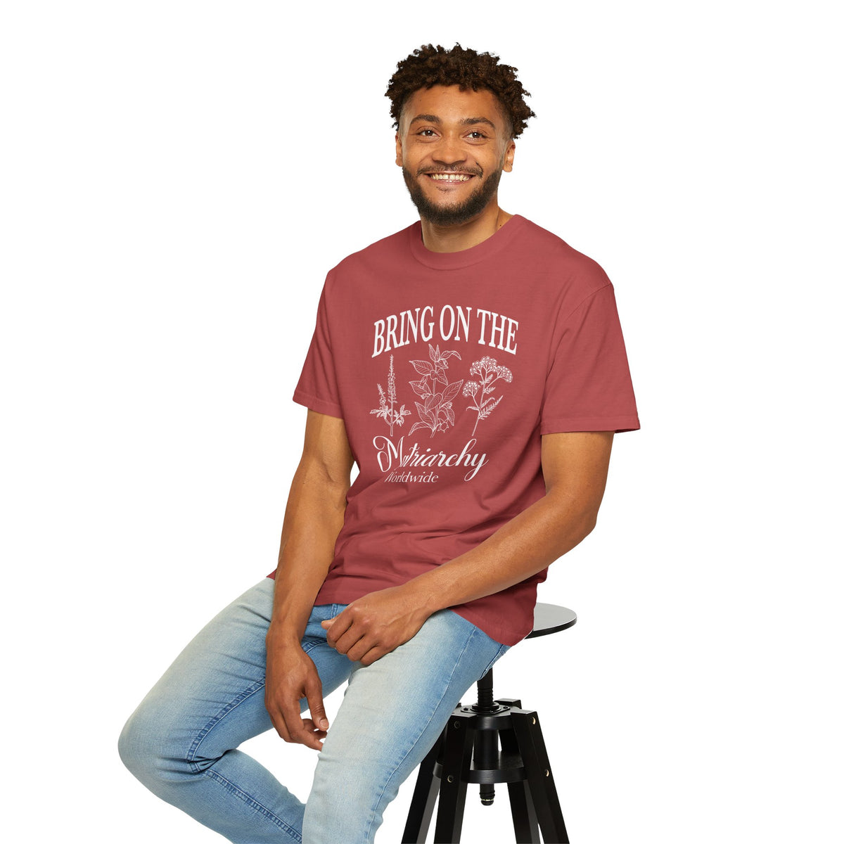 Bring On The Matriarchy T-shirt Feminist Floral Graphic Tee