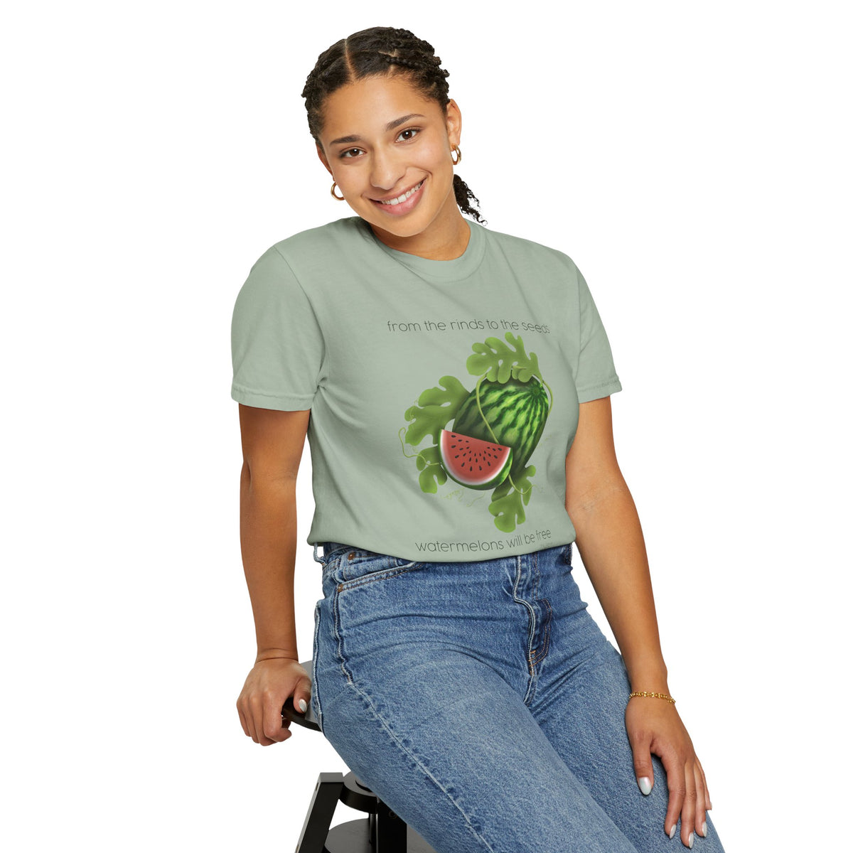 Watermelon Tree T-Shirt — "From the rains to the seeds... watermelons will be free"