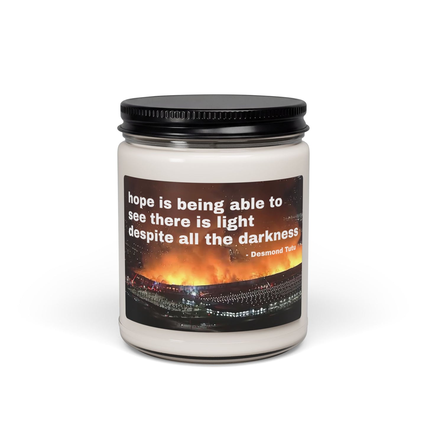 Warehouse Fire Candle for Hope | Scented Soy Candle 9oz