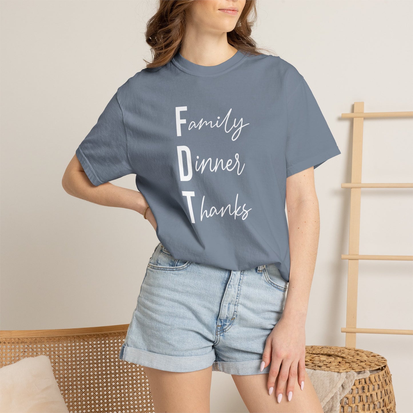 Family Dinner Thanks T-Shirt fdt Thanksgiving Family Gathering Tee