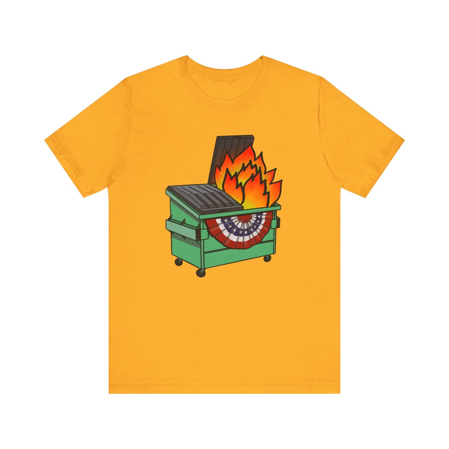 American Dumpster Fire Unisex Jersey Short Sleeve Tee