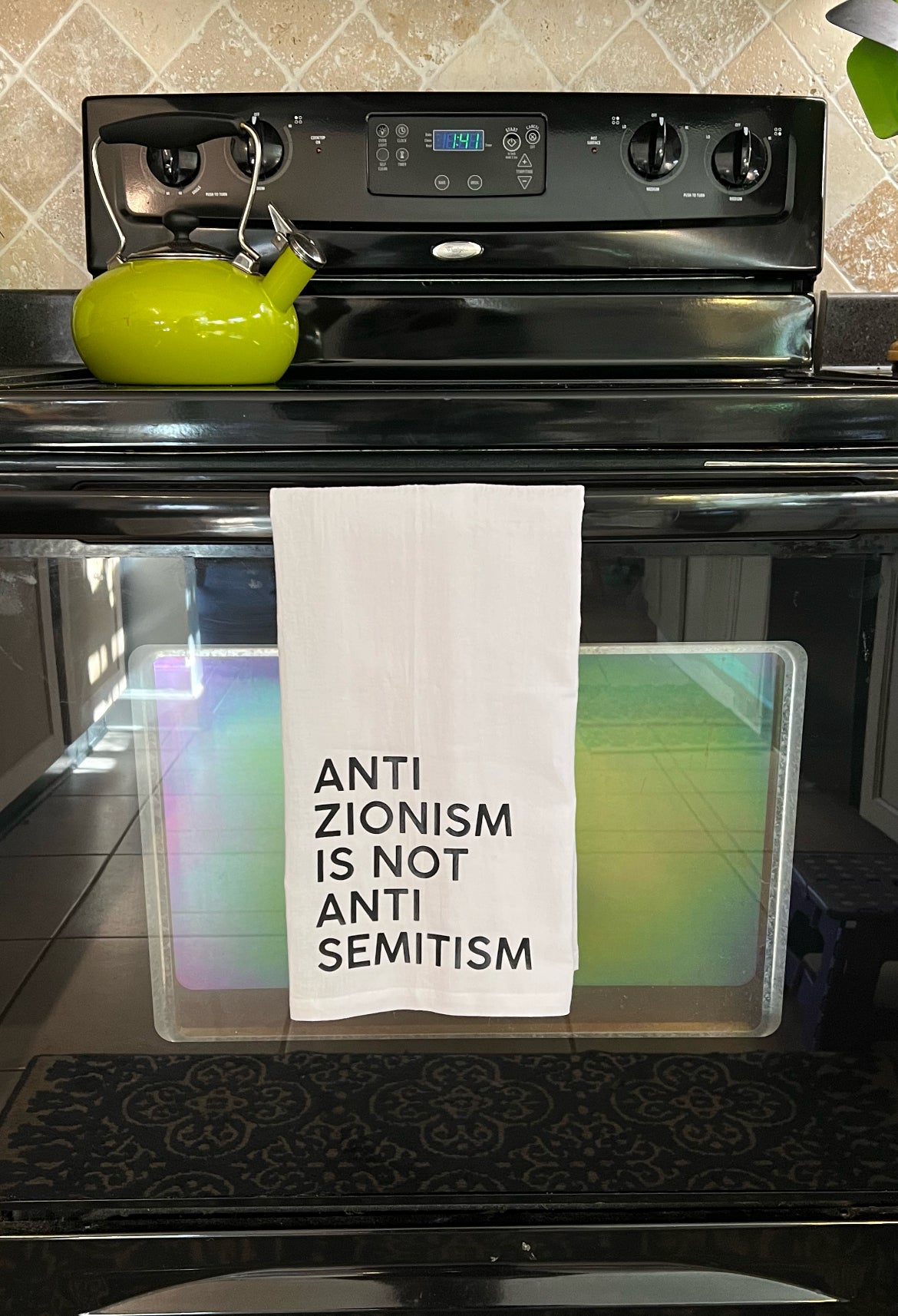 Anti Zionism is not Anti Semitism Tea Towel