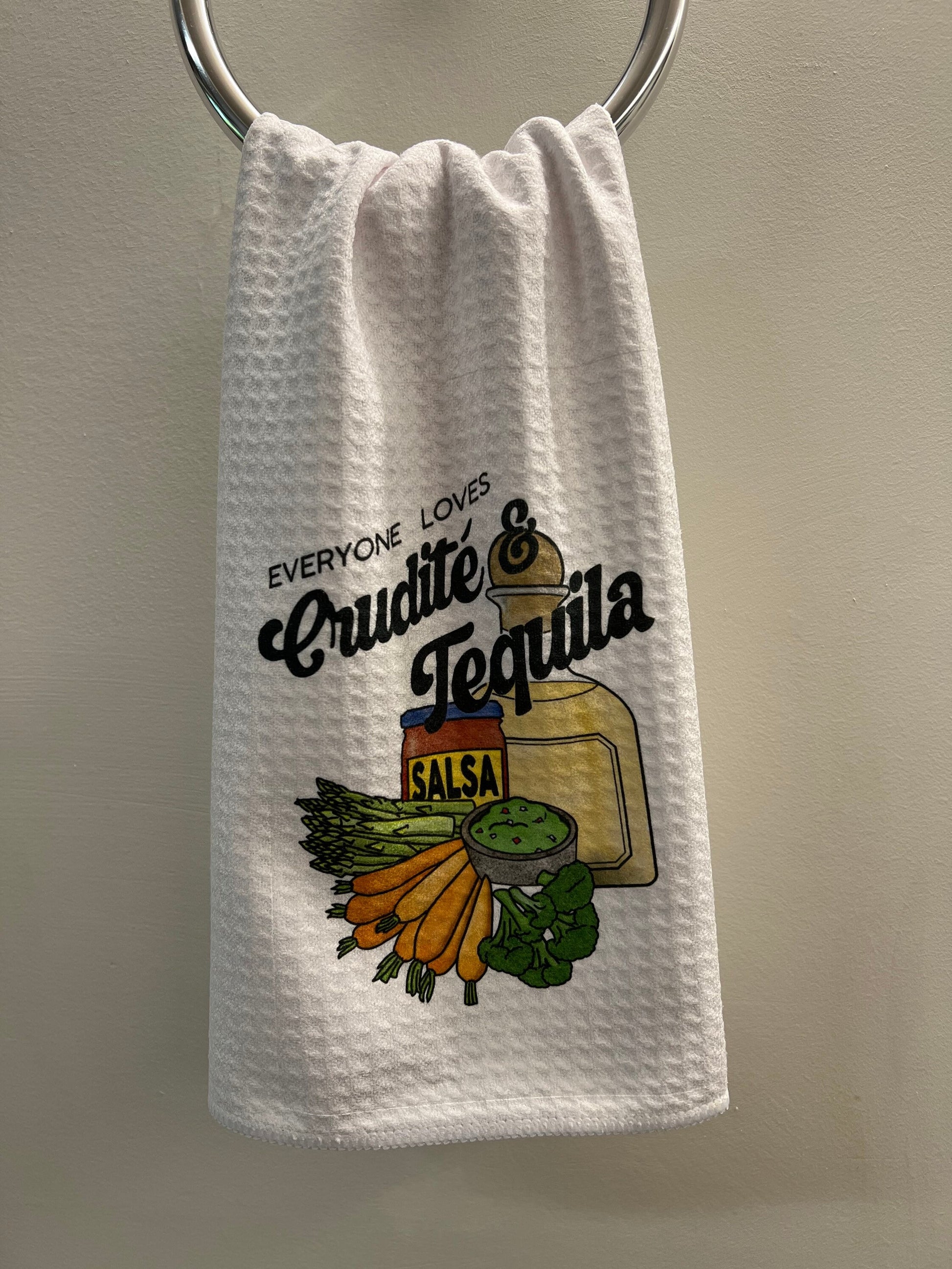 Crudité and Tequila Tea Towel Dr Oz John Fetterman