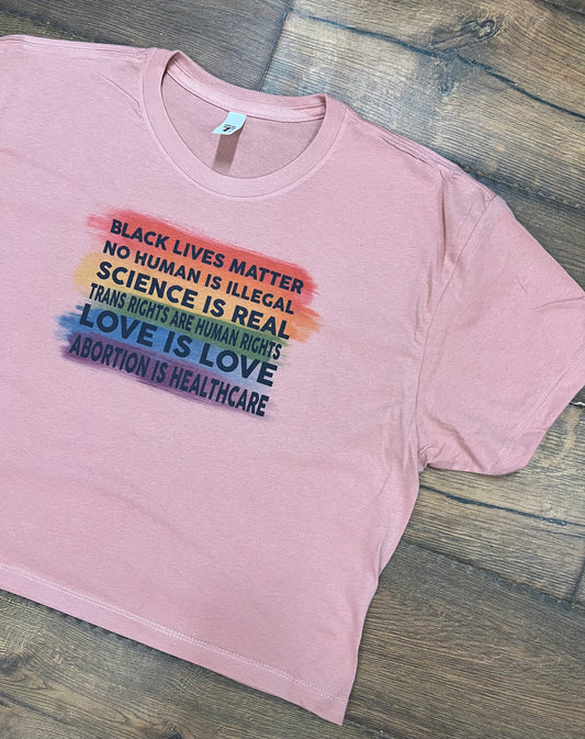 Love is Love Progressive Pride CROP