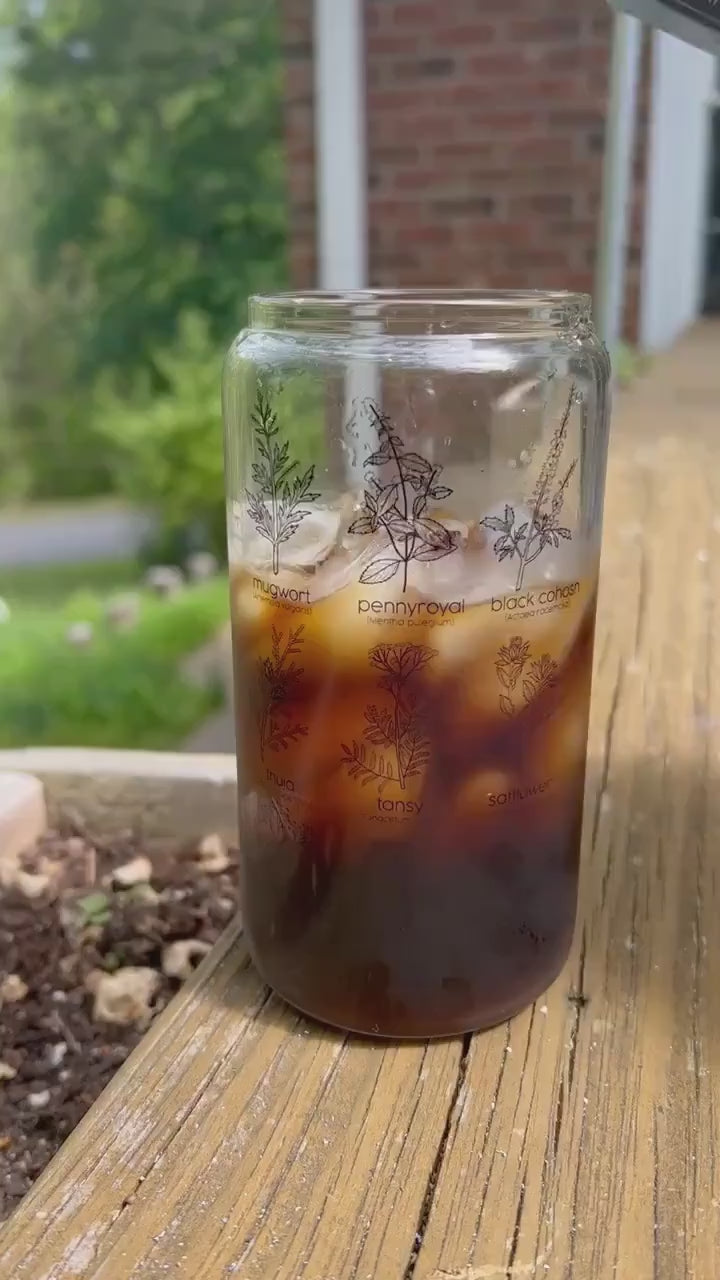 If More Guns Made Us Safer, We Would Be Safe By Now Glass Can with Bamboo Lid and Straw