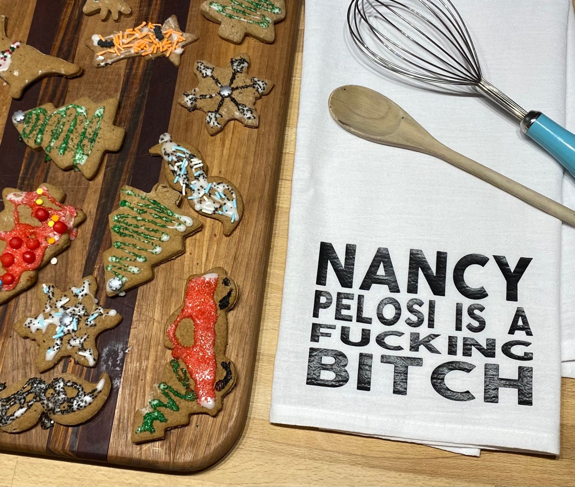 Fucking Politicians Individual Tea Towels