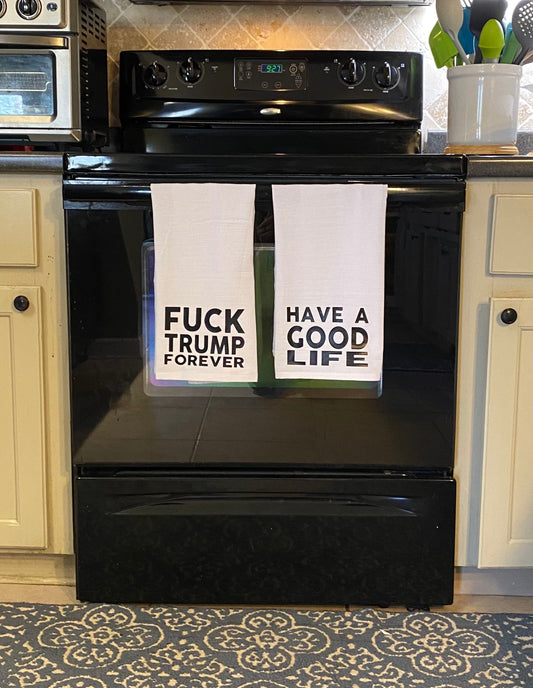 Fuck Trump Forever Tea Towel Set