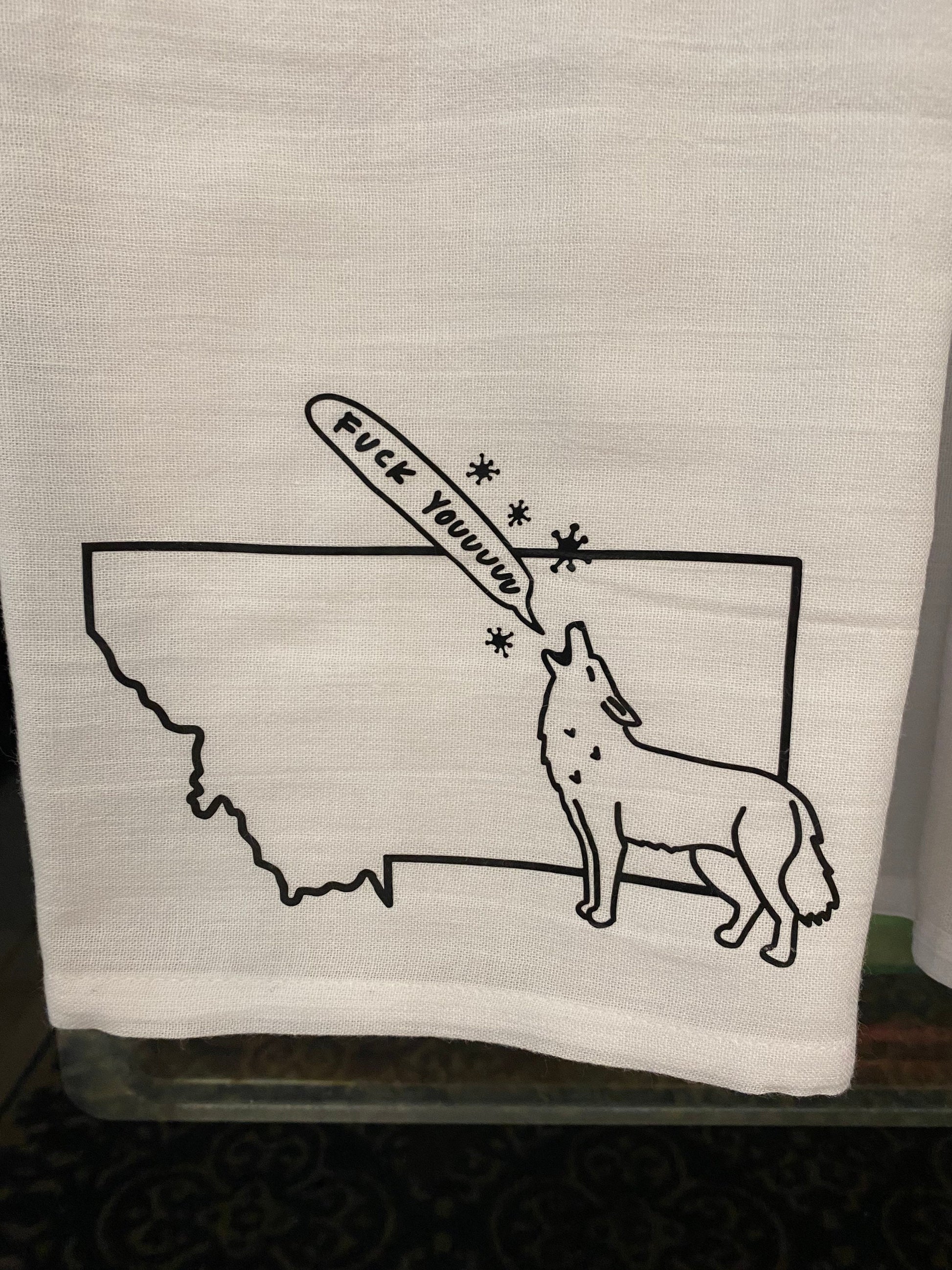 Montana State Series Tea Towel Set - Greg Gianforte, Steve Daines