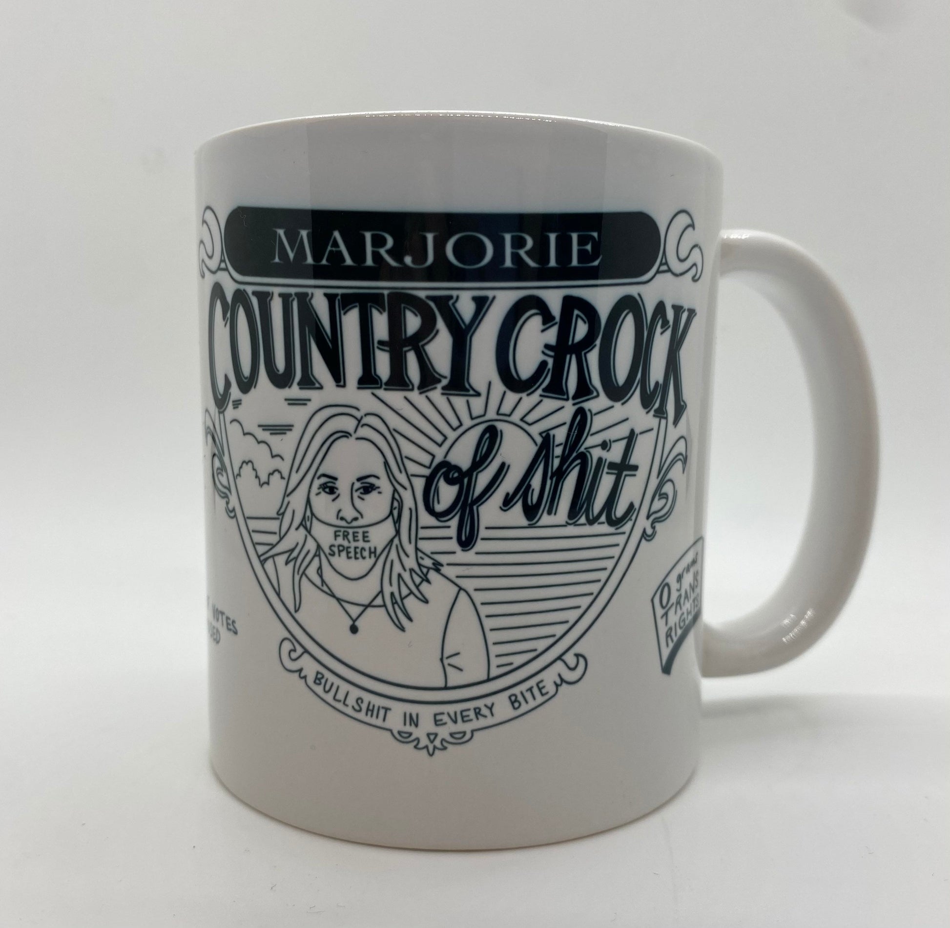 Marjorie MTG Country Crock of Sh!t Mug