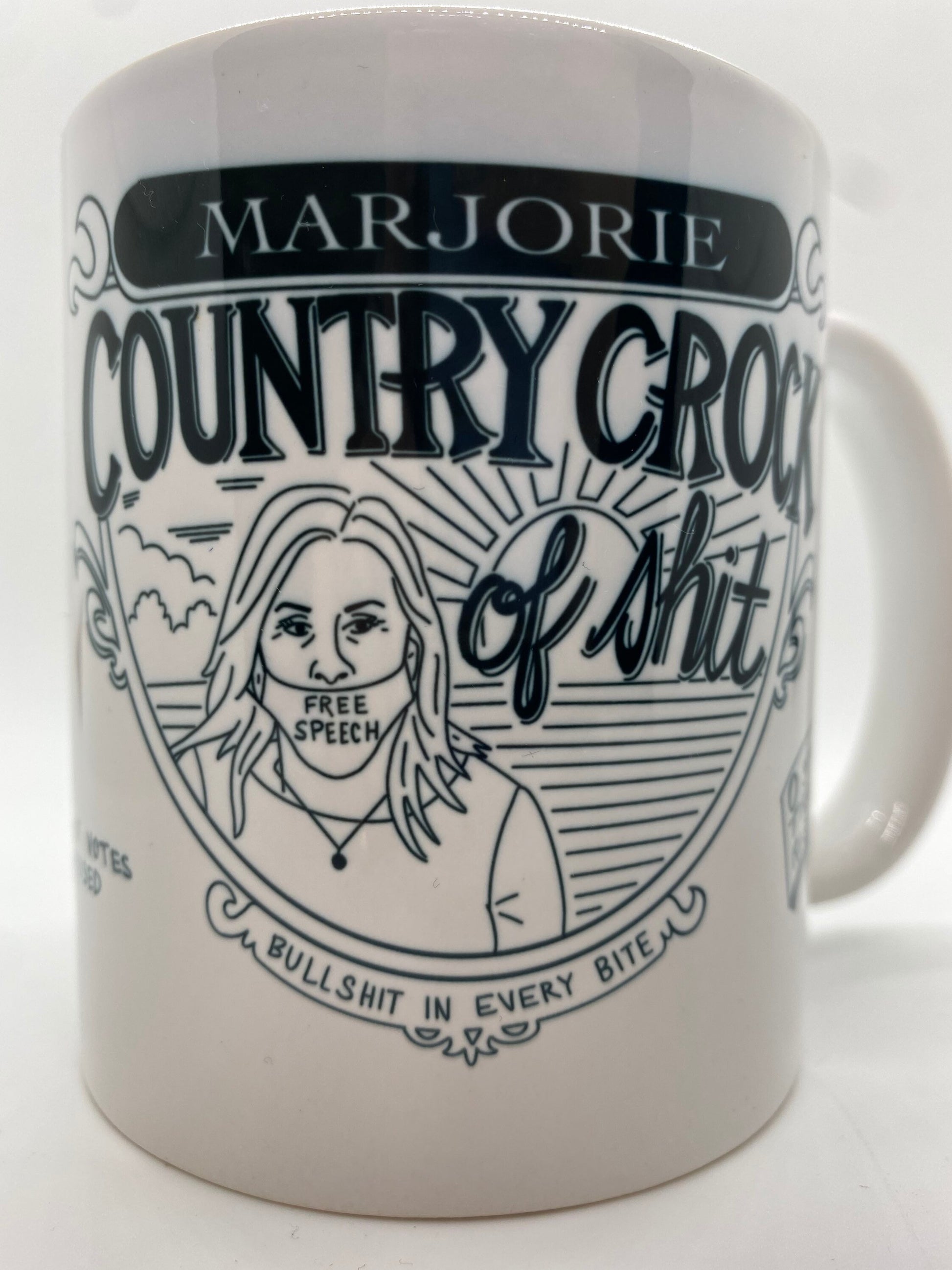 Marjorie MTG Country Crock of Sh!t Mug
