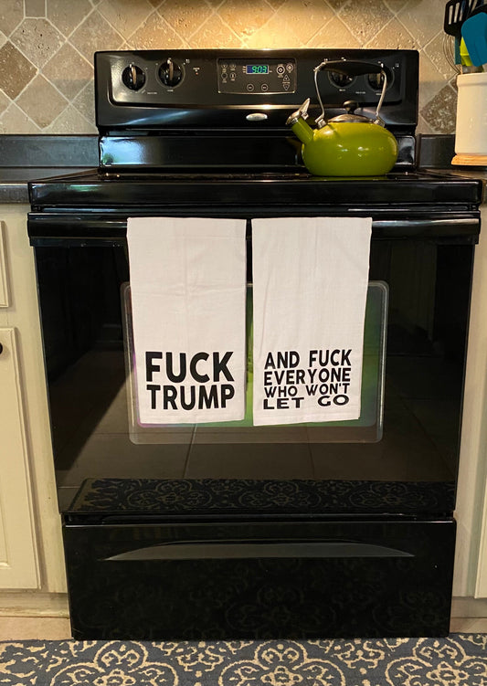 Fuck Trump - Let Go Tea Towel Set