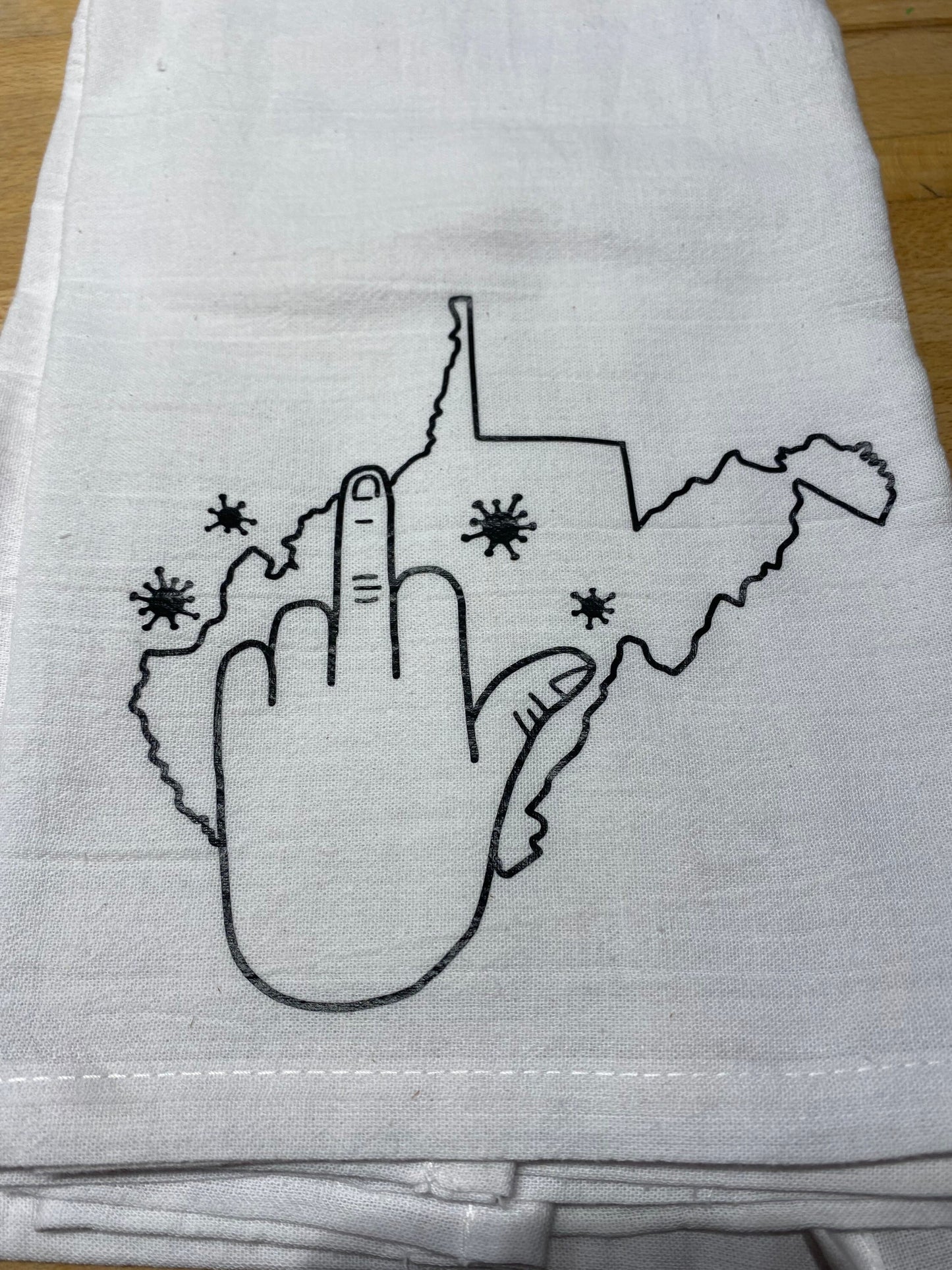 West Virginia State Series Tea Towel Set - Jim Justice, Joe Manchin