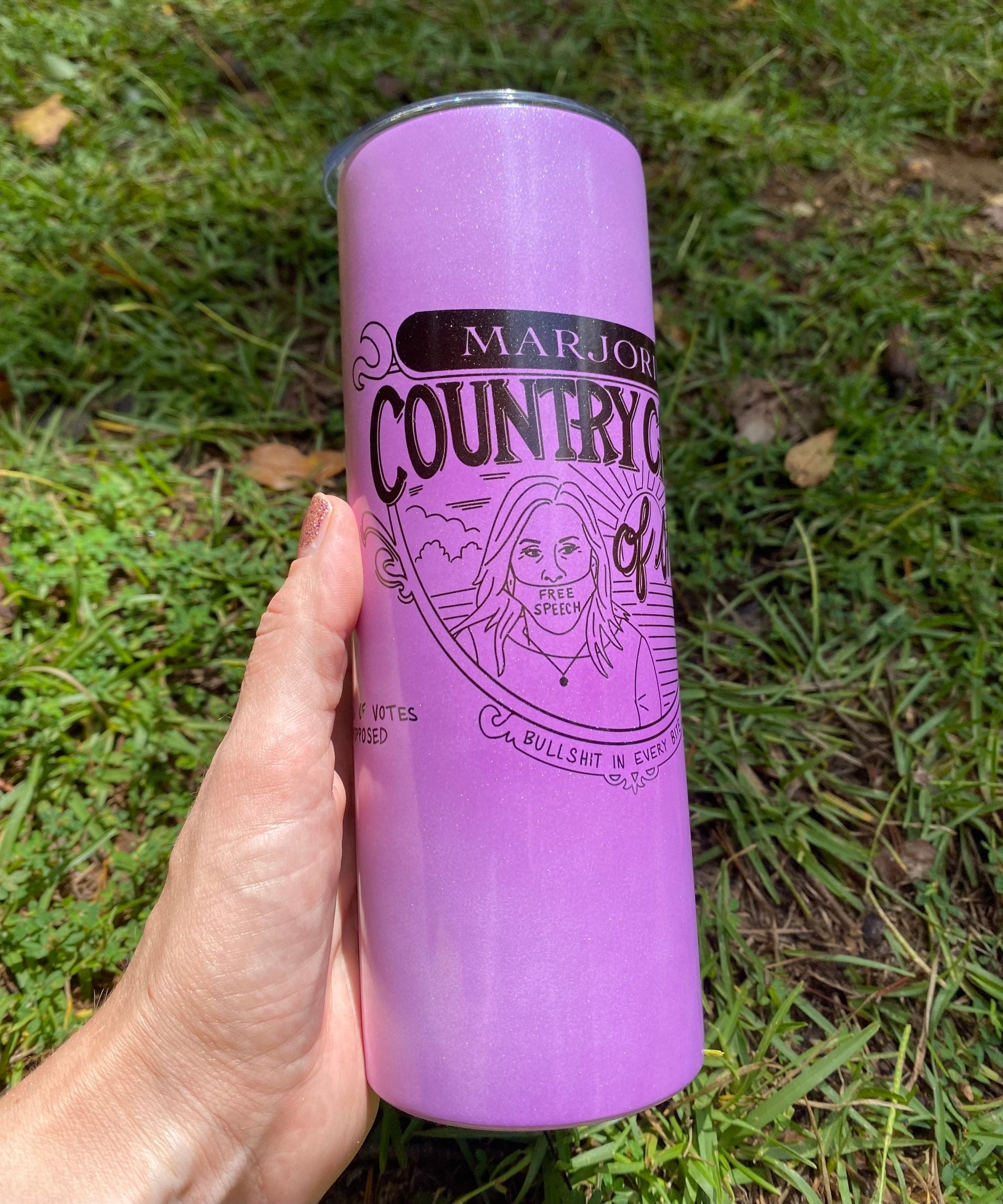 Marjorie MTG Crock of Sh!t Color Changing Tumbler UV Glow in the Dark