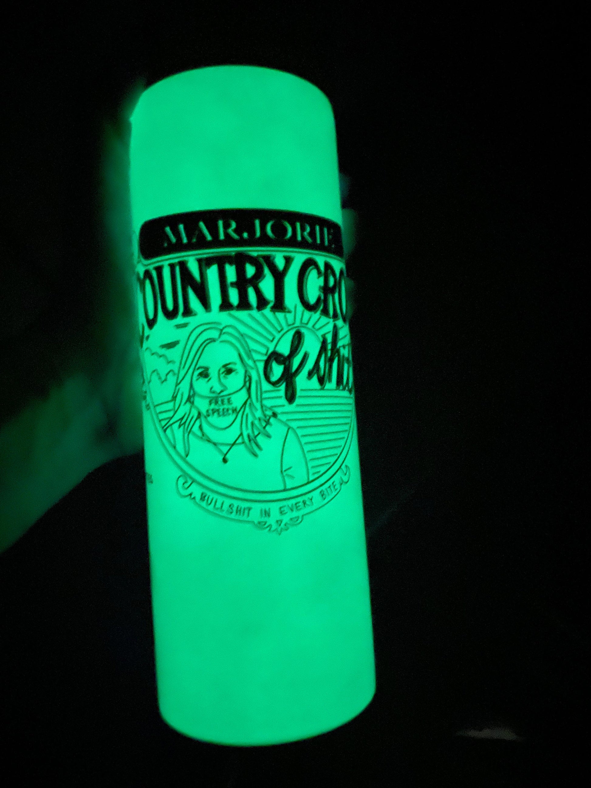 Marjorie MTG Crock of Sh!t Color Changing Tumbler UV Glow in the Dark