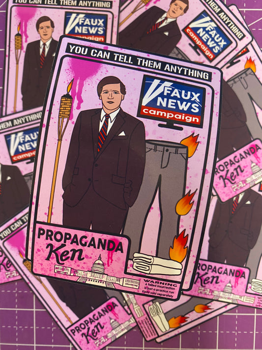 Propaganda Ken Sticker