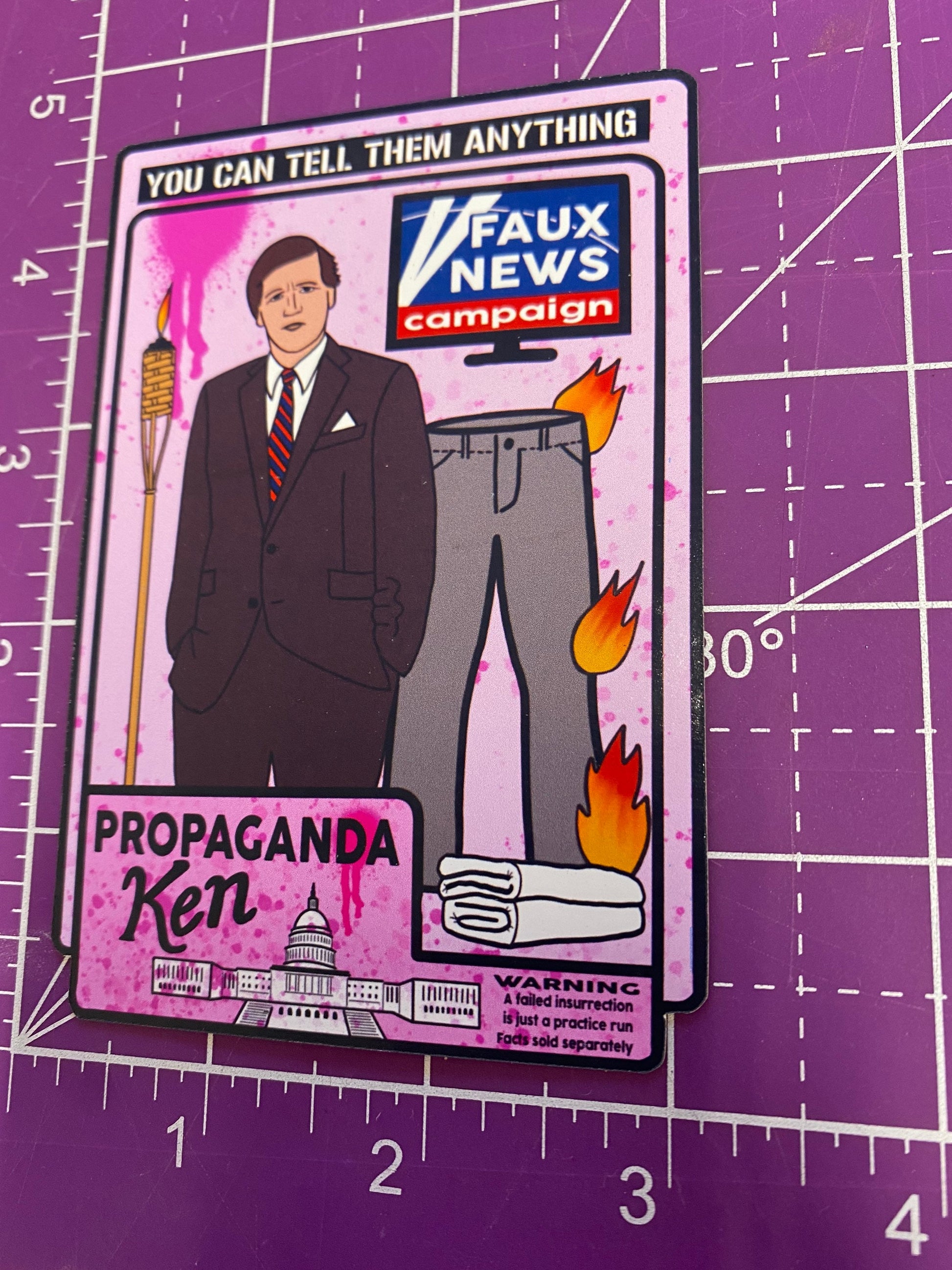 Propaganda Ken Sticker