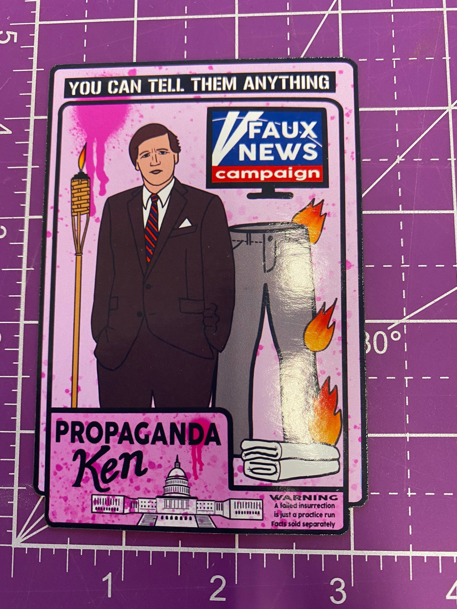 Propaganda Ken Sticker
