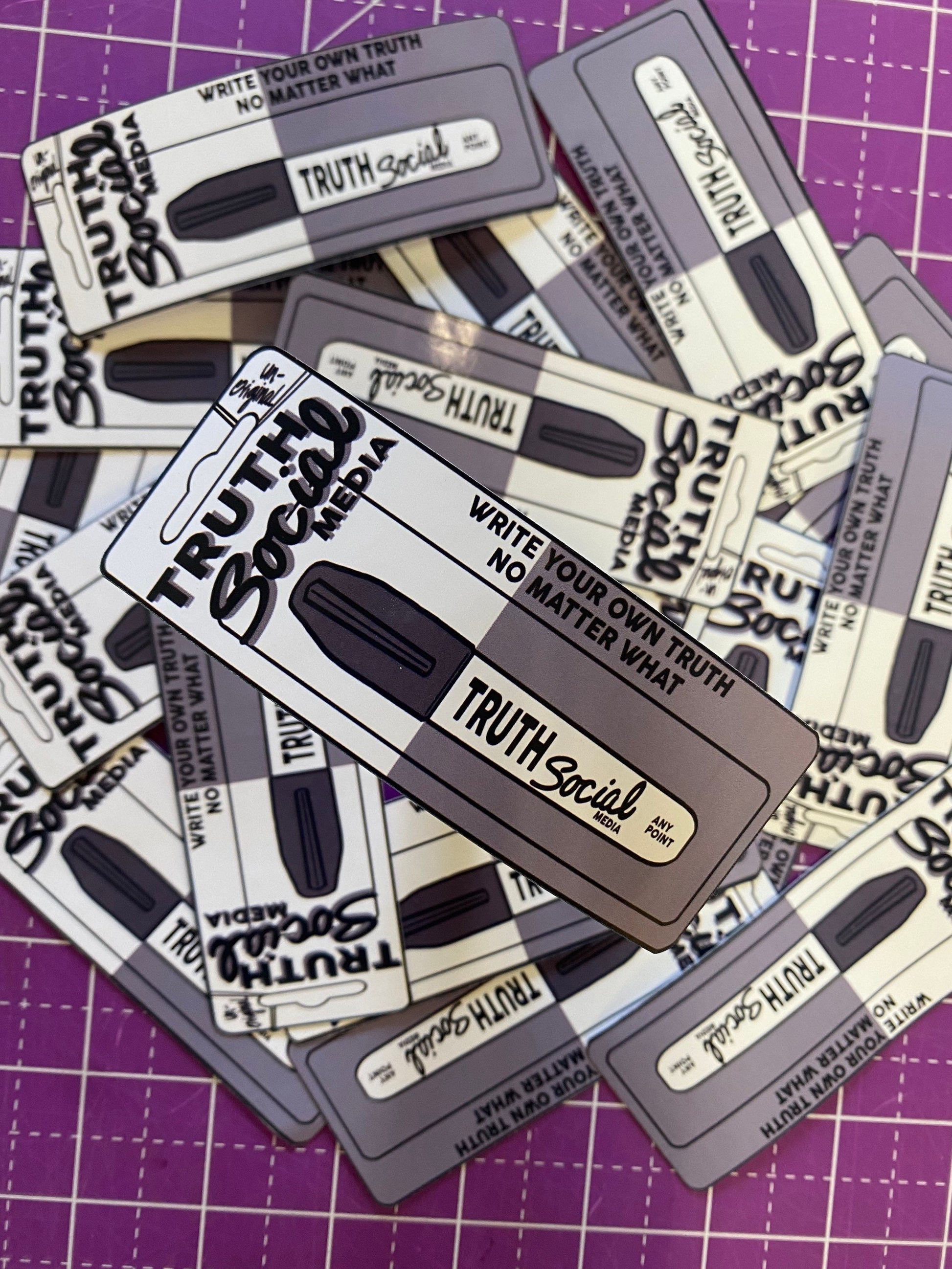 TRUTH Social media sharpie Sticker