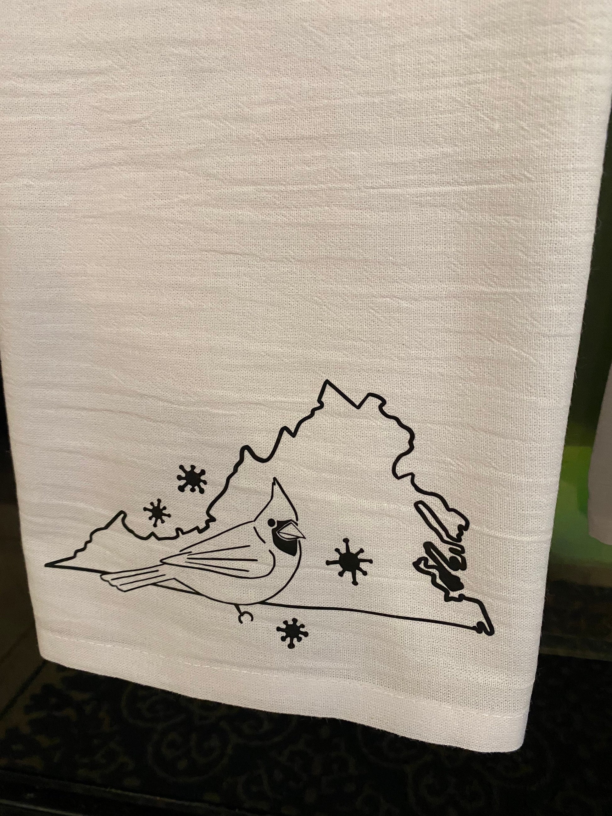 Virginia State Series Tea Towel Set - Glenn Youngkin