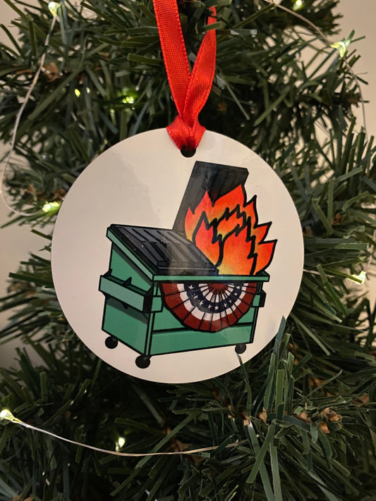 Dumpster Fire Ornament