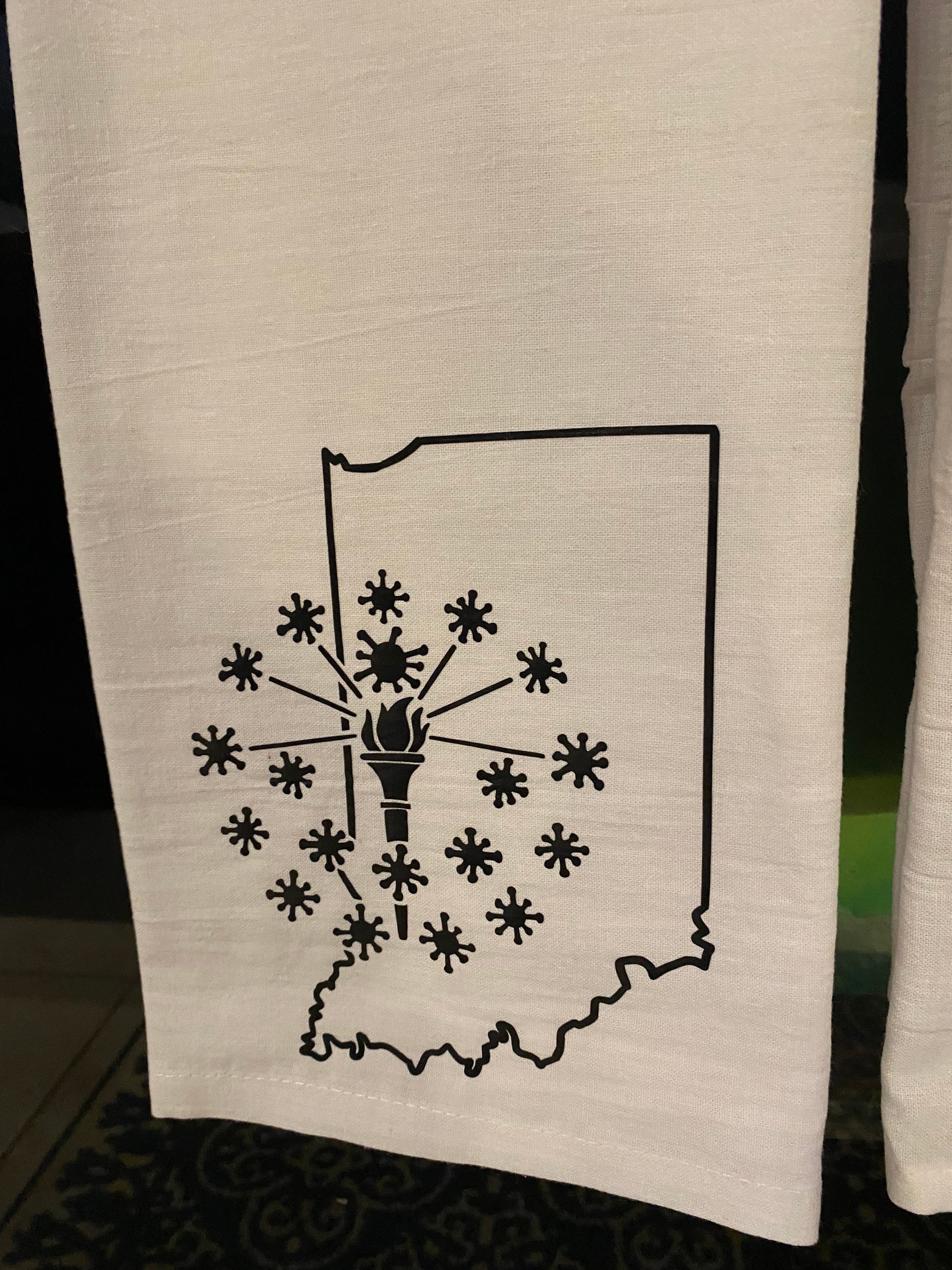 Indiana State Series Tea Towel Set - Eric Holcomb, Todd Young, Mike Braun
