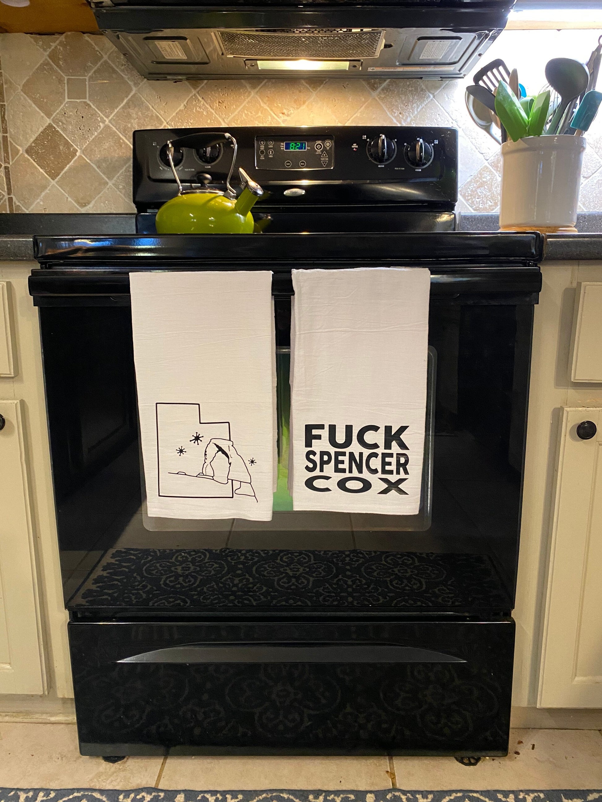 Utah State Series Tea Towel Set - Spencer Cox