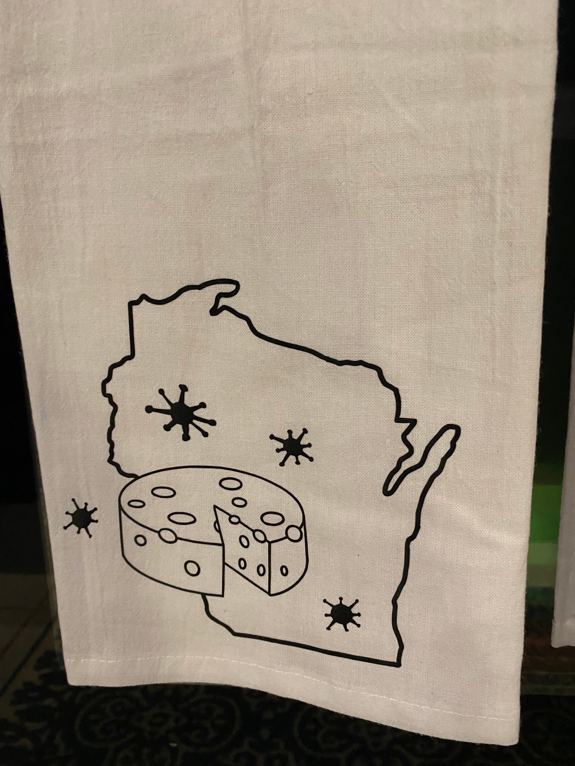 Wisconsin State Series Tea Towel Set - Ron Johnson