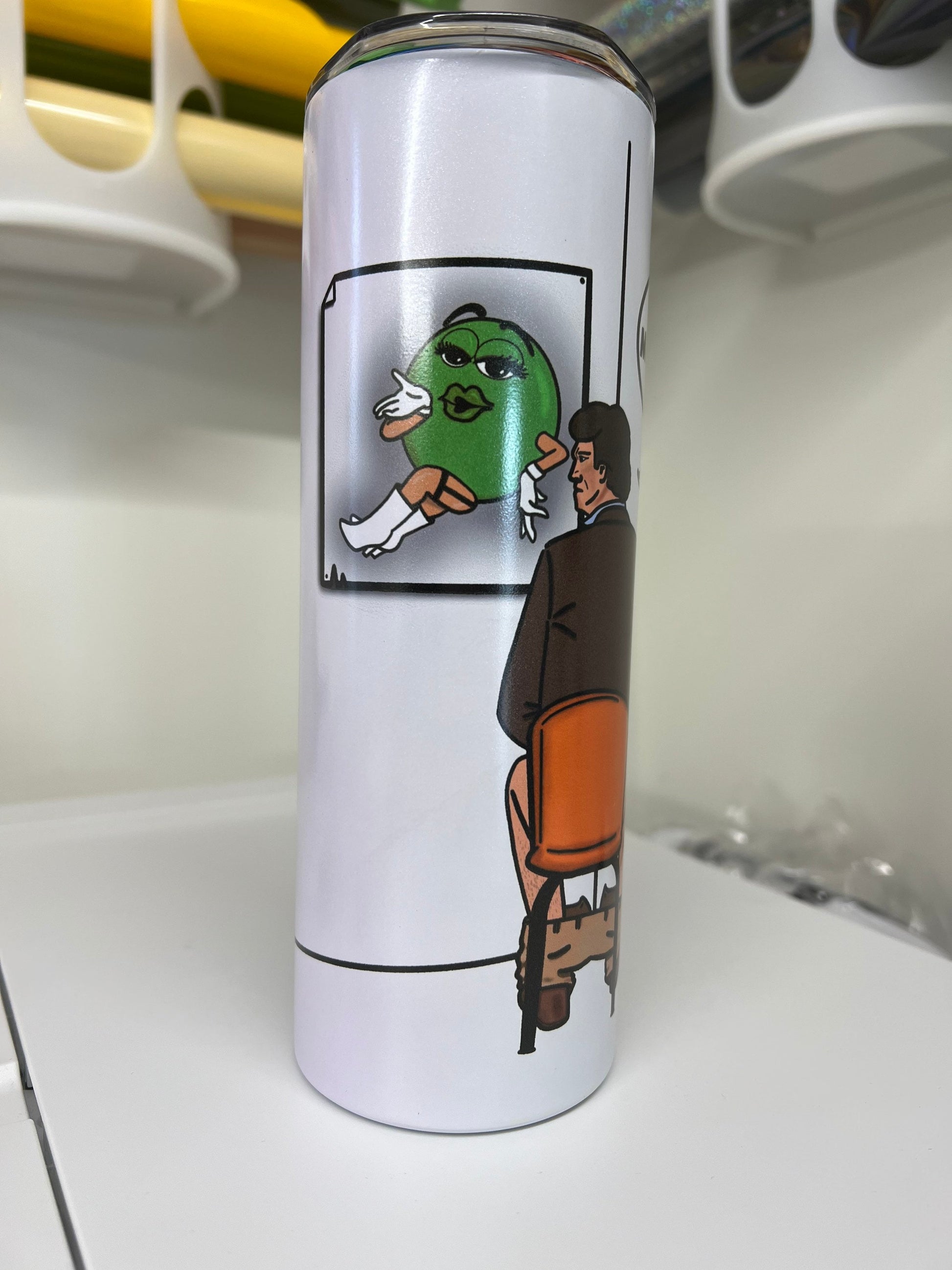 Tucker Melts in his Hands Color Changing Tumbler UV Glow in the Dark