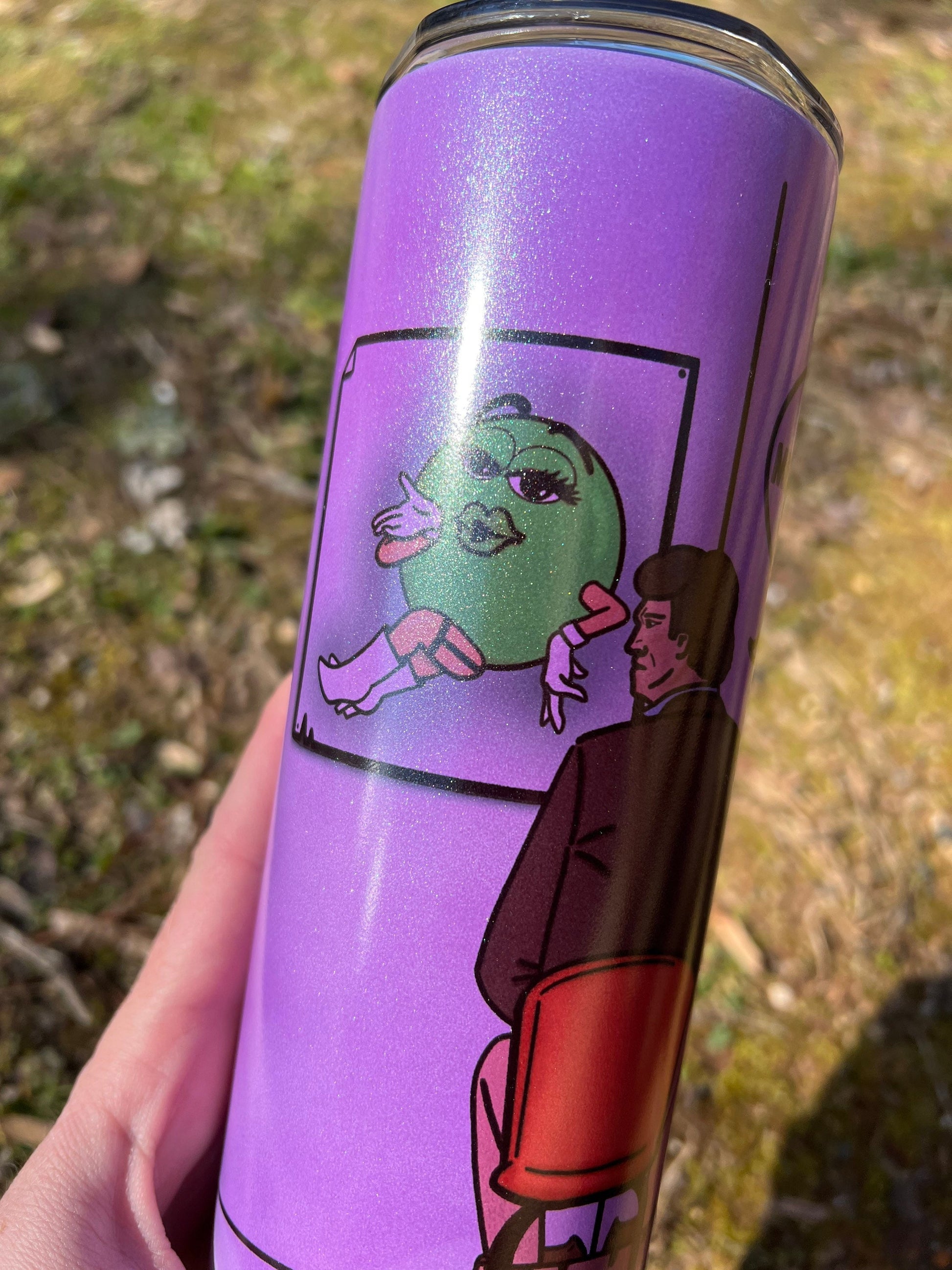 Tucker Melts in his Hands Color Changing Tumbler UV Glow in the Dark
