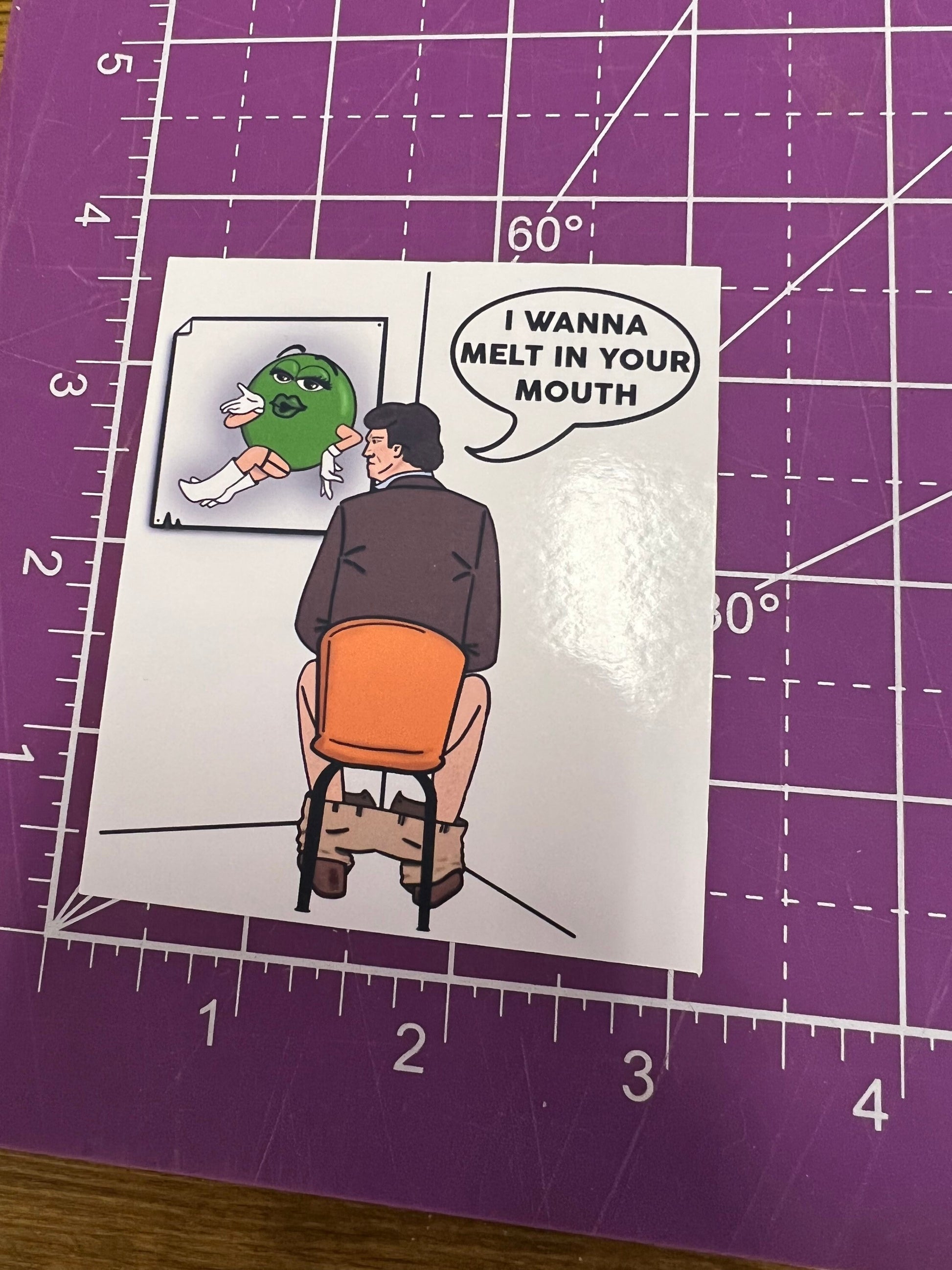 Tucker Melts in his Hands Sticker