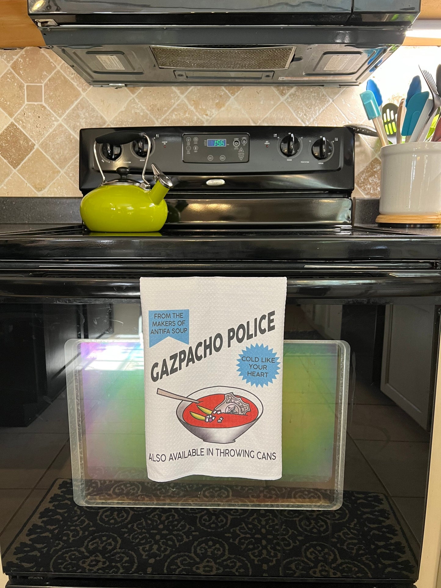 Gazpacho Police Full Color Tea Towel