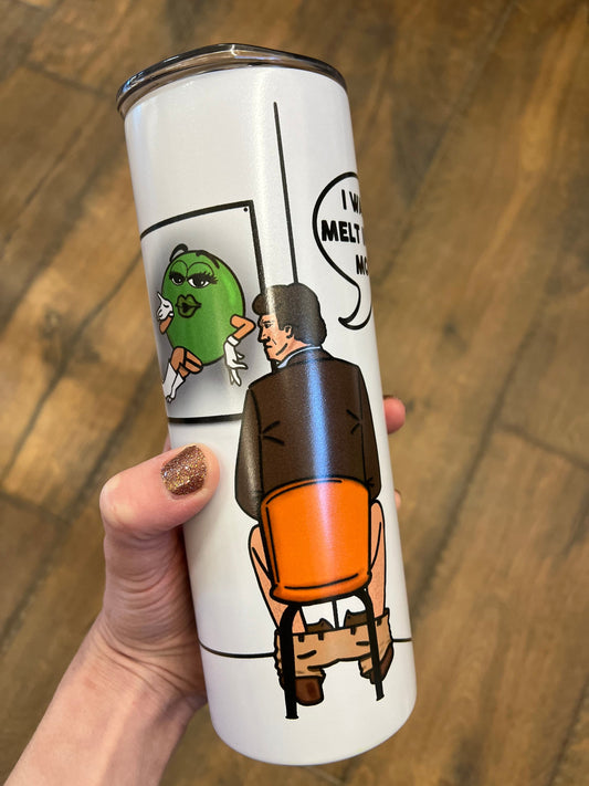 Tucker Melts in his Hands Color Changing Tumbler UV Glow in the Dark